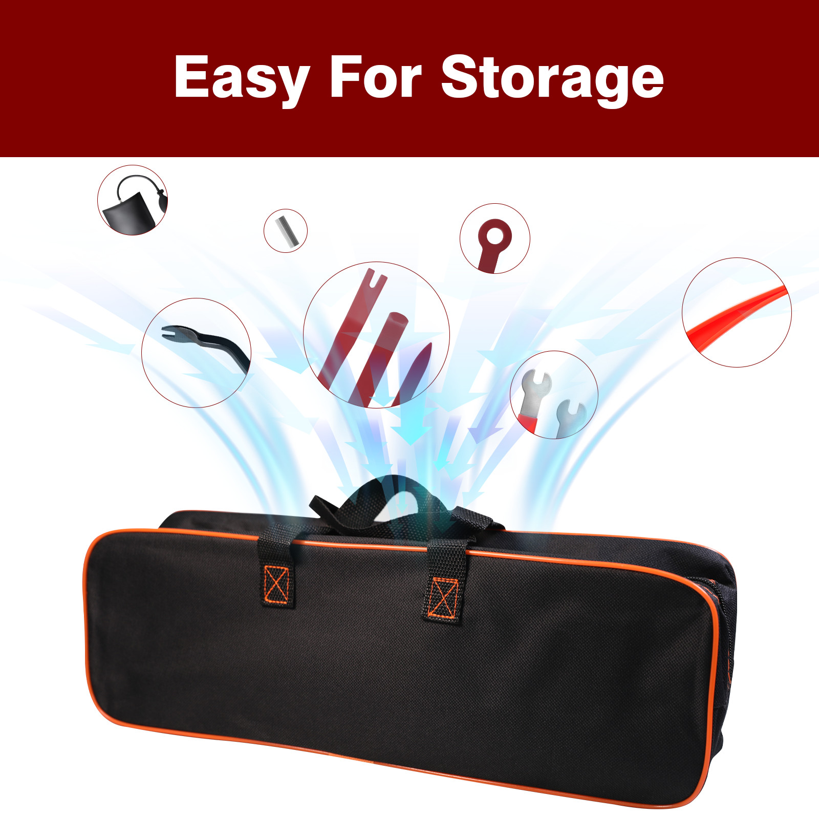 23-in-1 Car Rescue Kit w/ Air Pump & 32″ Grabber – Breakdown