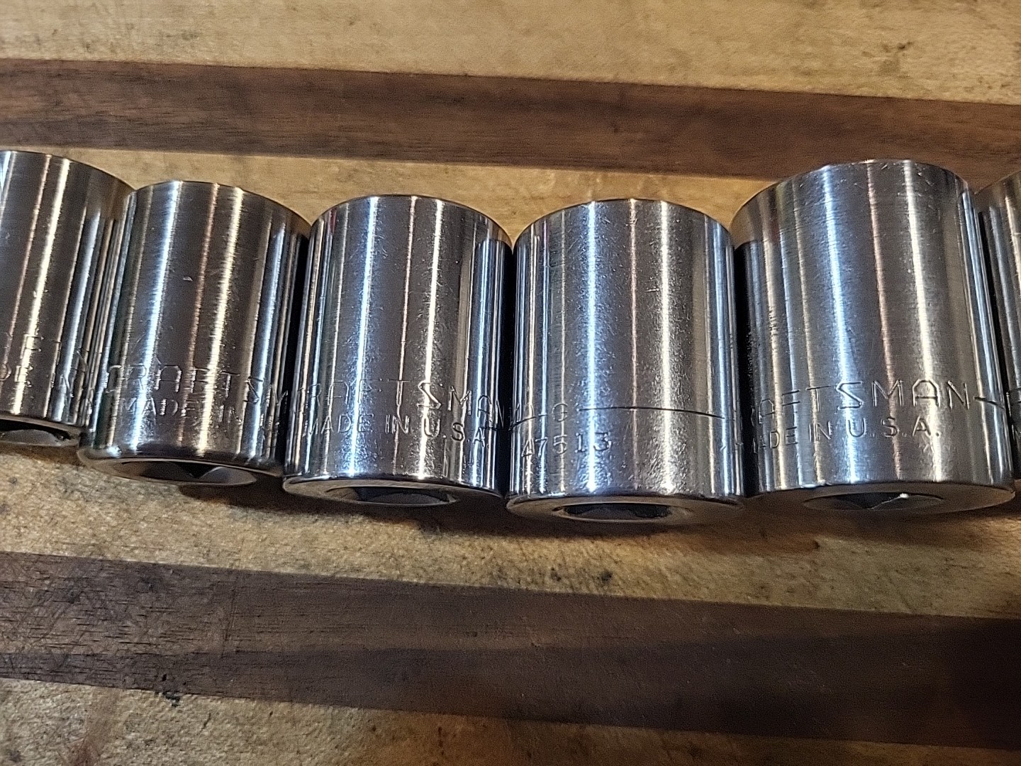 Craftsman 13 Pc. SAE Shallow Socket Set 1/2″ Dr. 12 Pt. 7/16″ to 1-1/4″ 🇺🇸