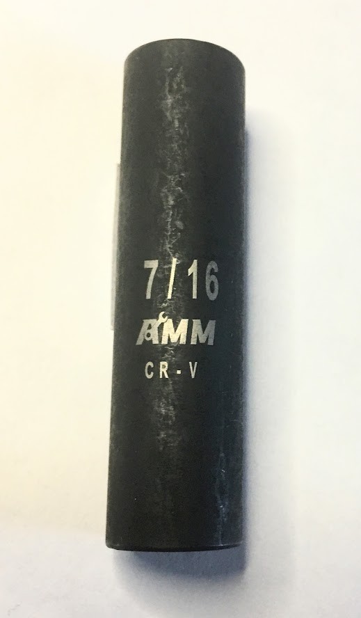 AMM 7/16″ x 3/8″ Deep Impact Socket – 6 Pt – Free USA Shipping
