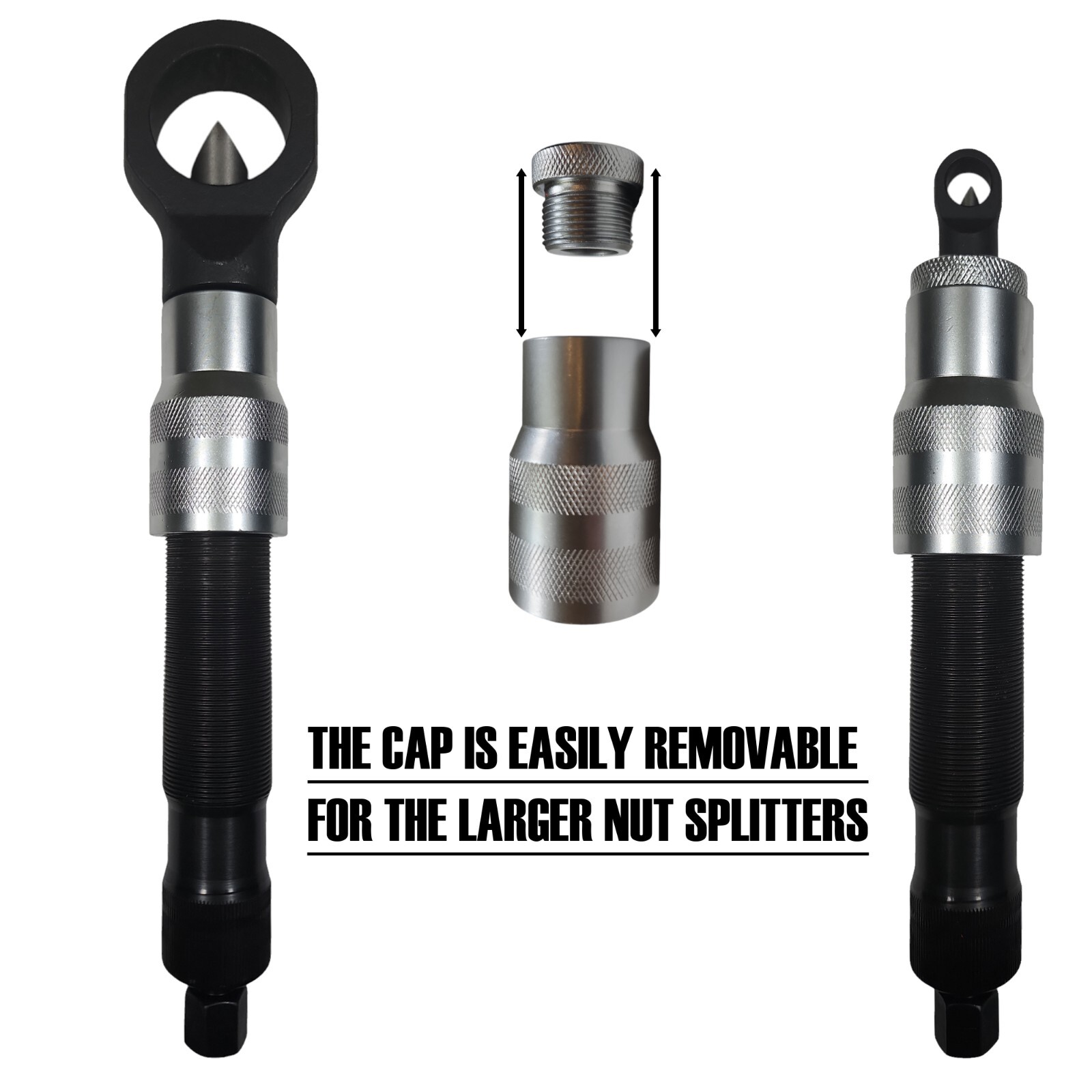 8PC Hydraulic Nut Splitter Cracker Breaker Extractor Seized Damaged Bolt 3/8-1″