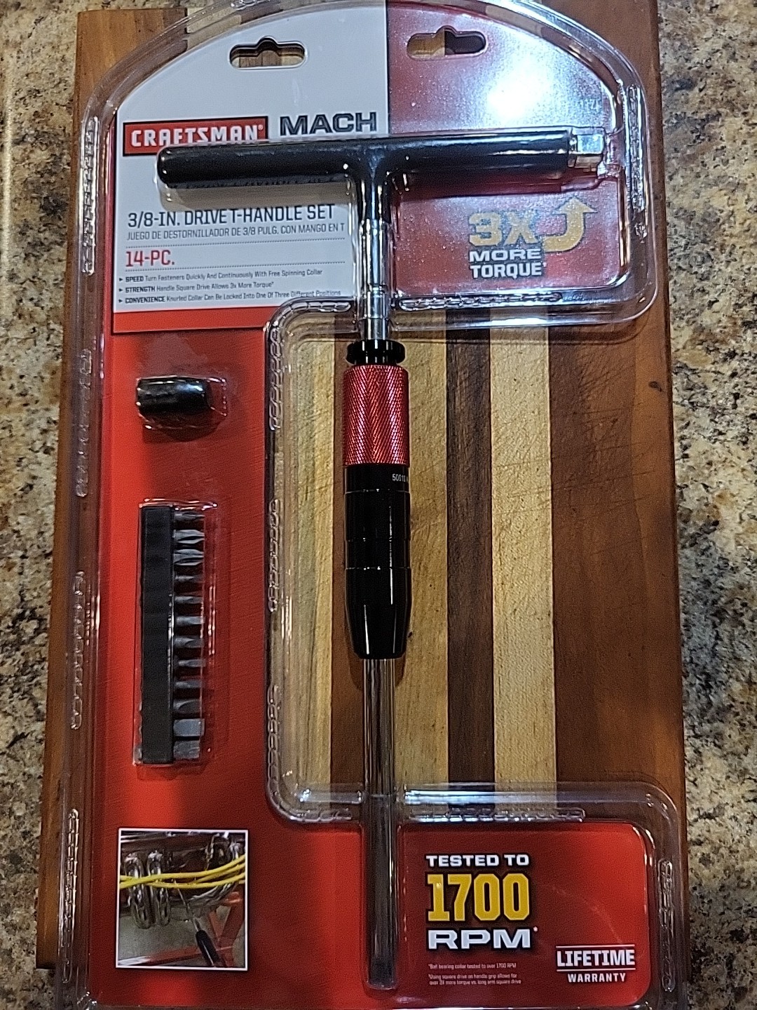 Craftsman Mach Series 3/8” T-Handle Driver and Bit Set 50014. NOS! 🔥