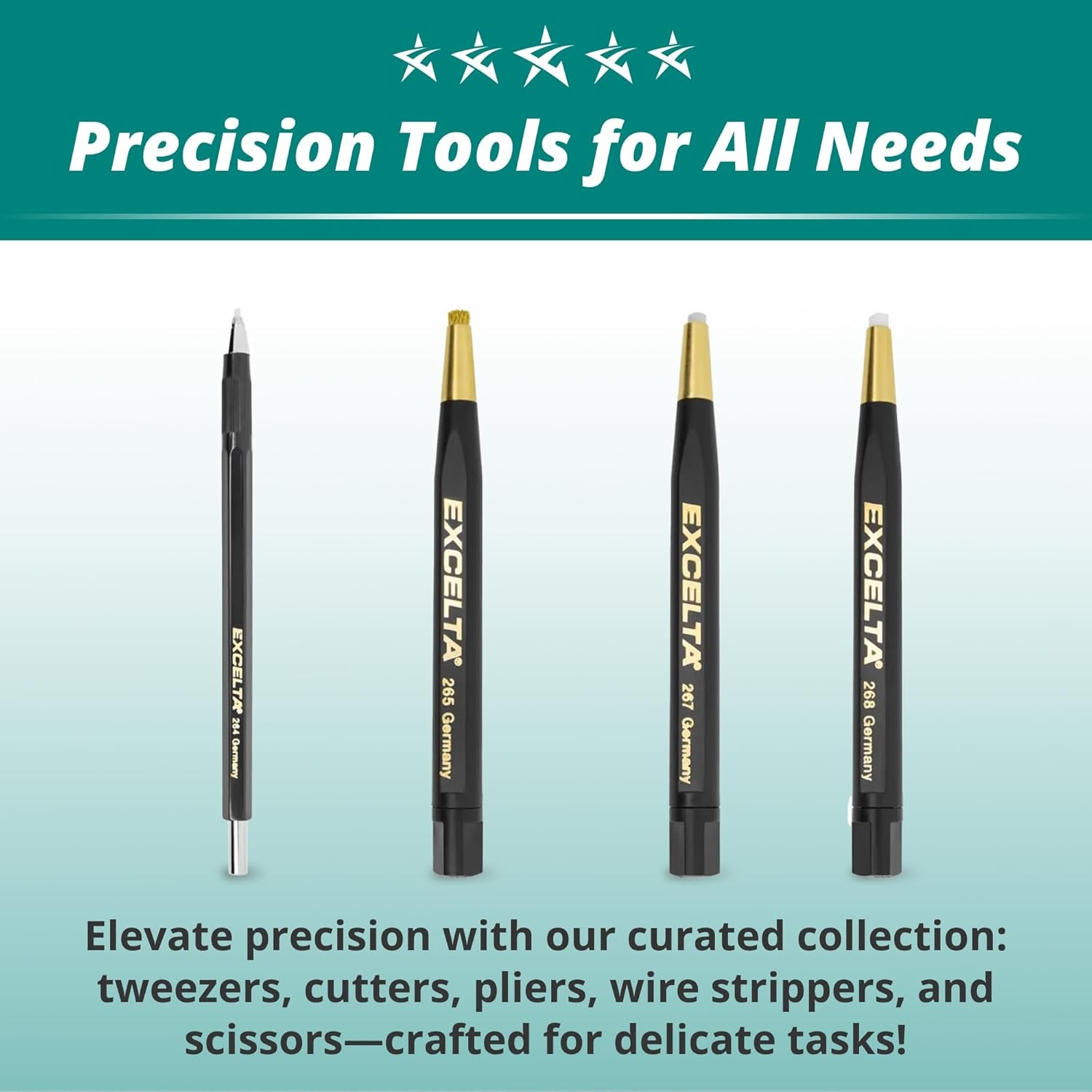Excelta Fiberglass Scratch 4.75" Brush, Refillable,