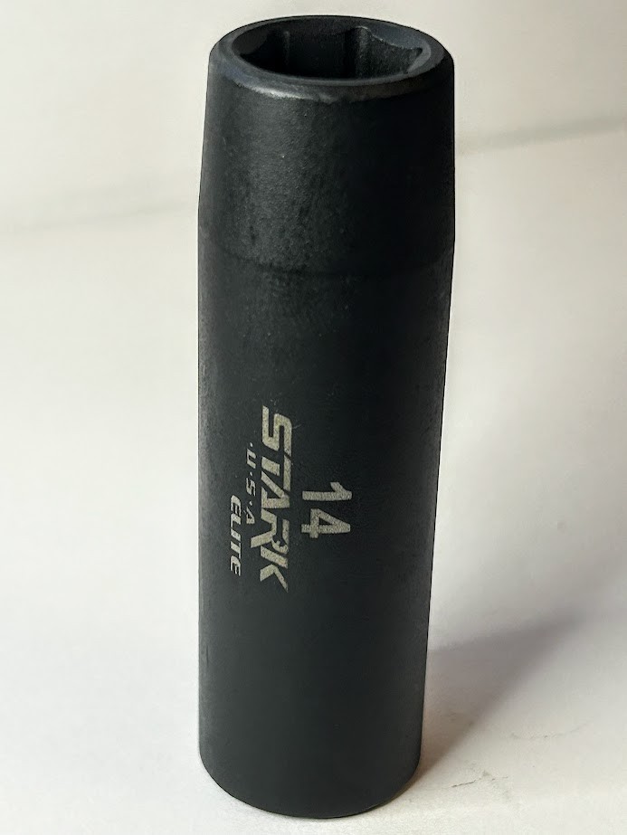 STARK 14 mm x 1/2″ Deep Impact Socket – 6 Point – Free USA Shipping