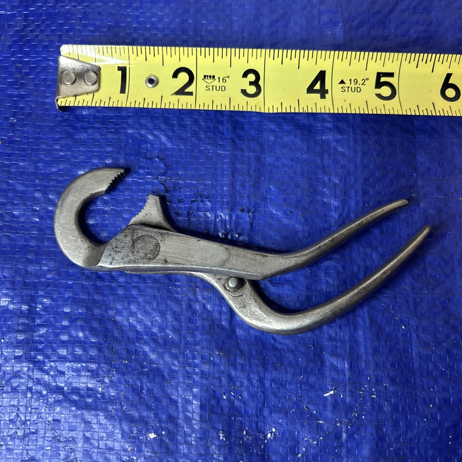 Antique Herbrand Van chrome No 272 Steeldraulic Brake Pliers 1930s? Free Ship!