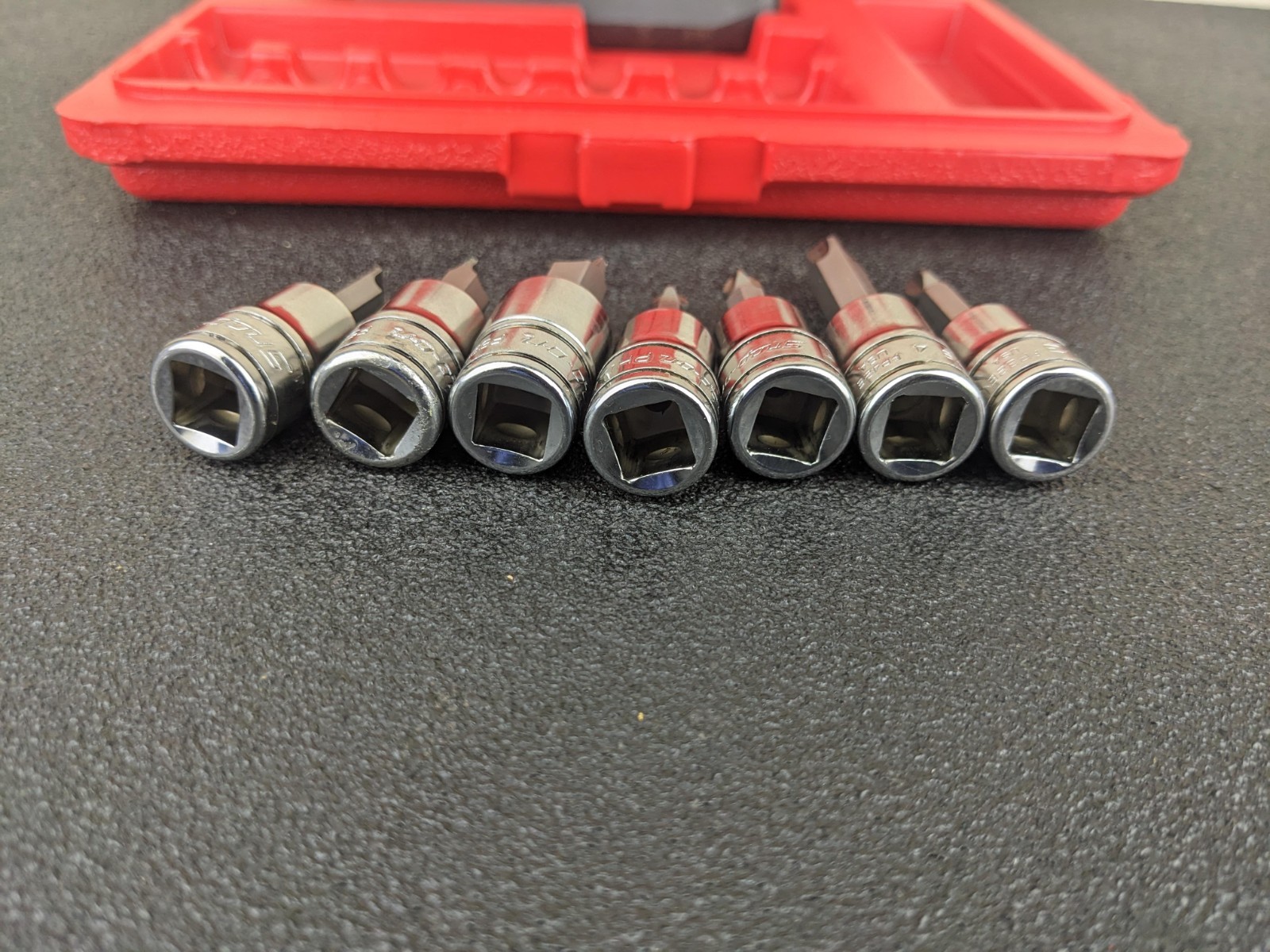#bo117 Snap On Tools PIT208 EPIT208 3/8” Impact Driver Set 8 pcs with Case