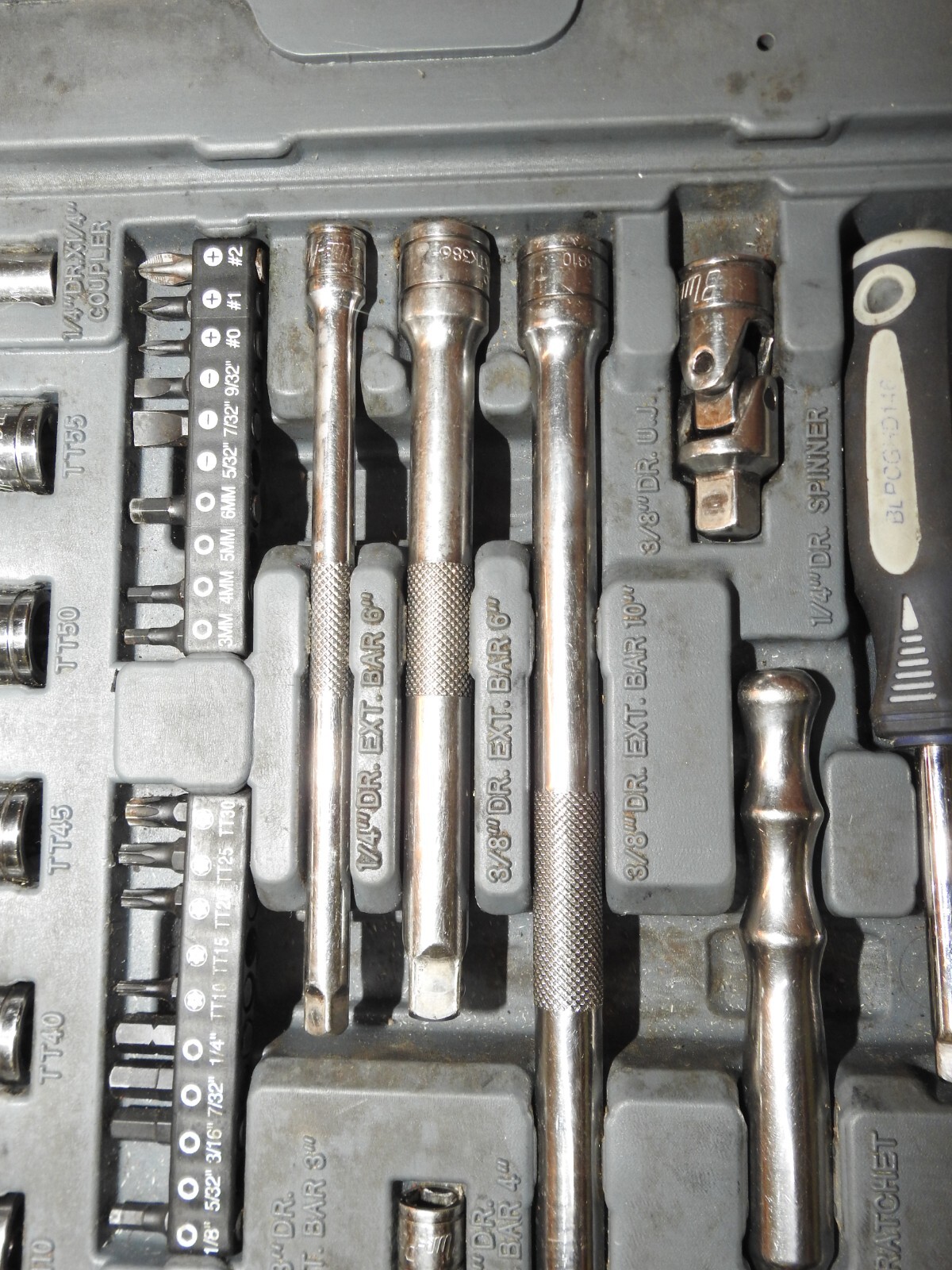 Blue-Point BLPGSSC155 155 Pc SAE Metric General Service Socket Set *Missing 3Pcs