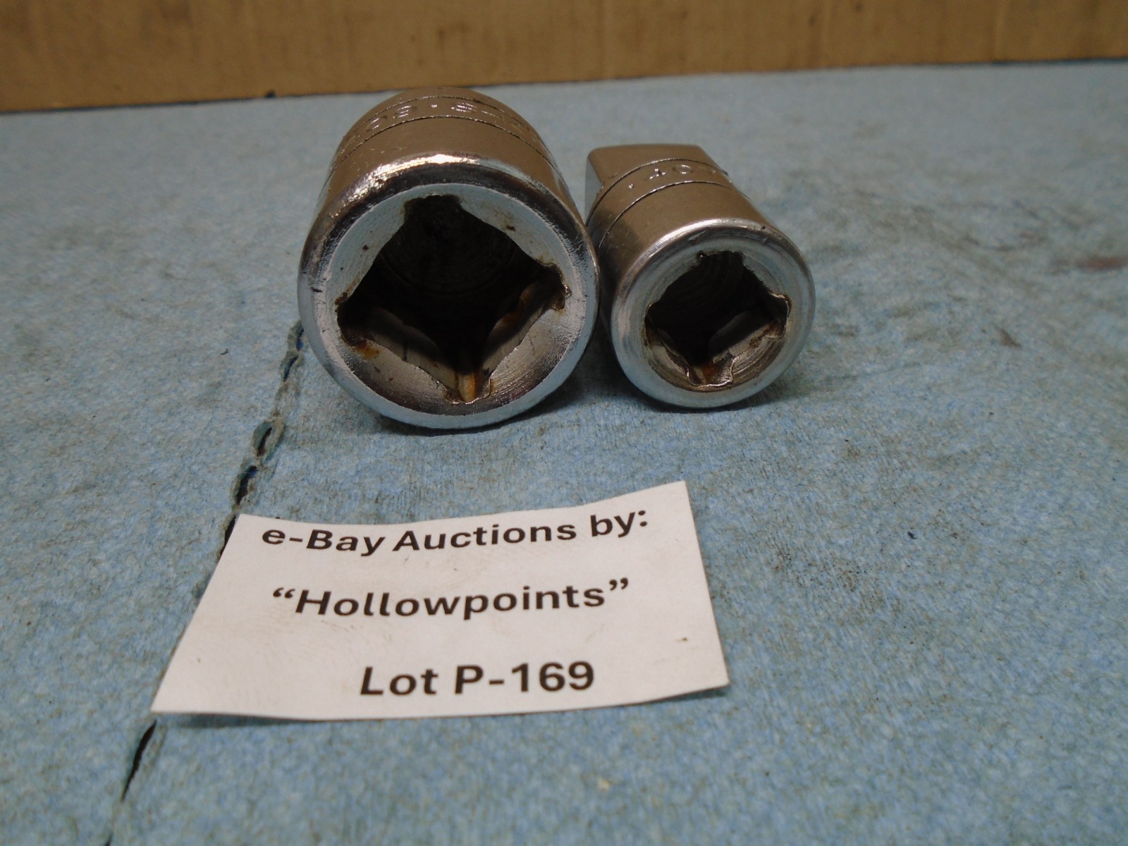 2 S-K Ratchet Adapters No. 407 & 409 1/2F x 3/4m + 3/4F x 1/2M SK USA P169
