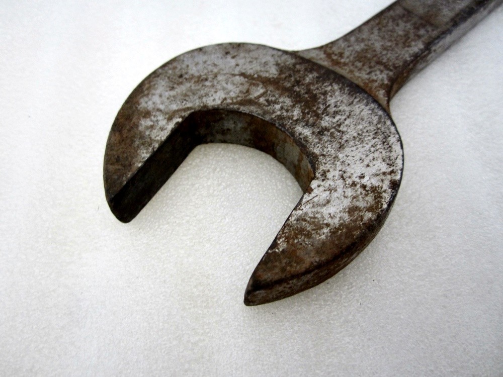 Vintage Plomb 1-1/8″ Combination Wrench 1236 Pebble USA