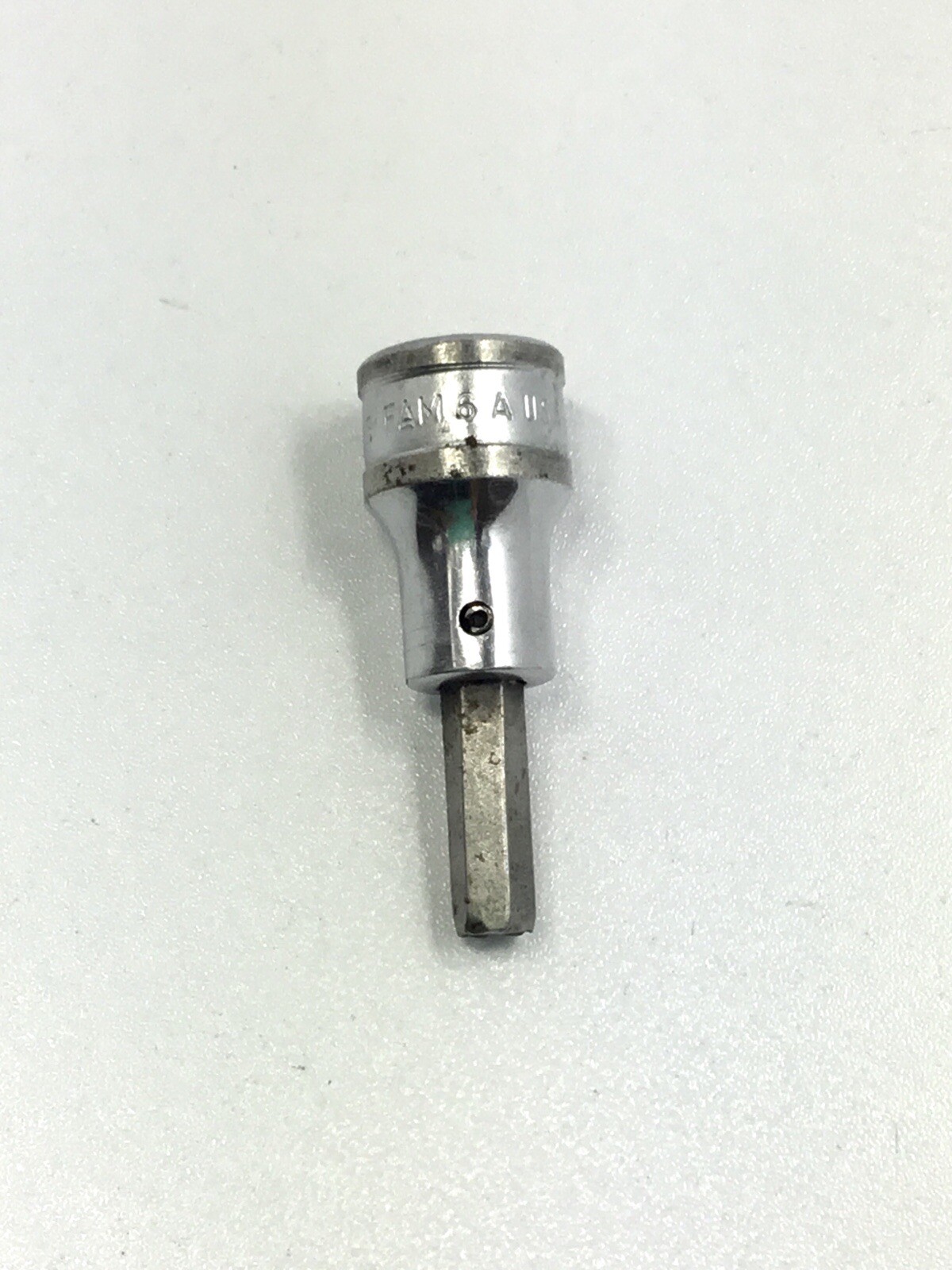 Snap-On Tools USA 3/8″ Drive 6mm Metric Hex Bit Chrome Socket Driver FAM6A