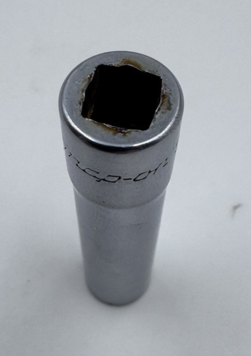 Snap-On Tools STM10 1/4″ 6 Pt. 1/4″ Flank Dr. Deep Chrome Socket USA