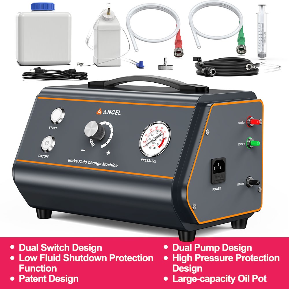 ANCEL Car Electric Brake Fluid Bleeder Brake Fluid Exchange Machine Oil Change