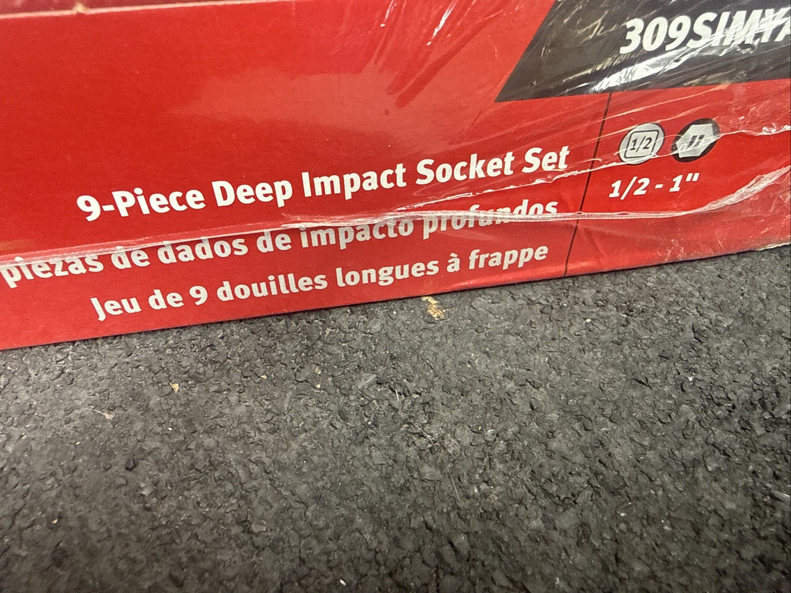 For Snap-on 1/2″ drive 1/2″ – 1″ 6-point DEEP Impact Socket Set 309SIMYA SEALED