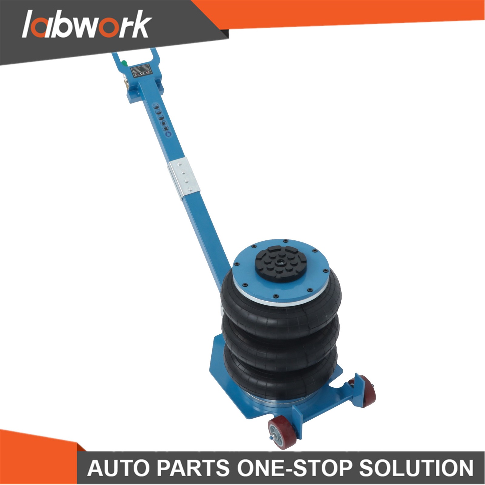 Labwork Triple Bag Air Jack 3 Ton/6600 lb Pneumatic Jack 17.7″ Car SUV Lifting