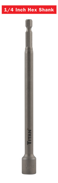 Titan 16106 3pc Long Shank Magnetic Nut Setter Set 6″ Length