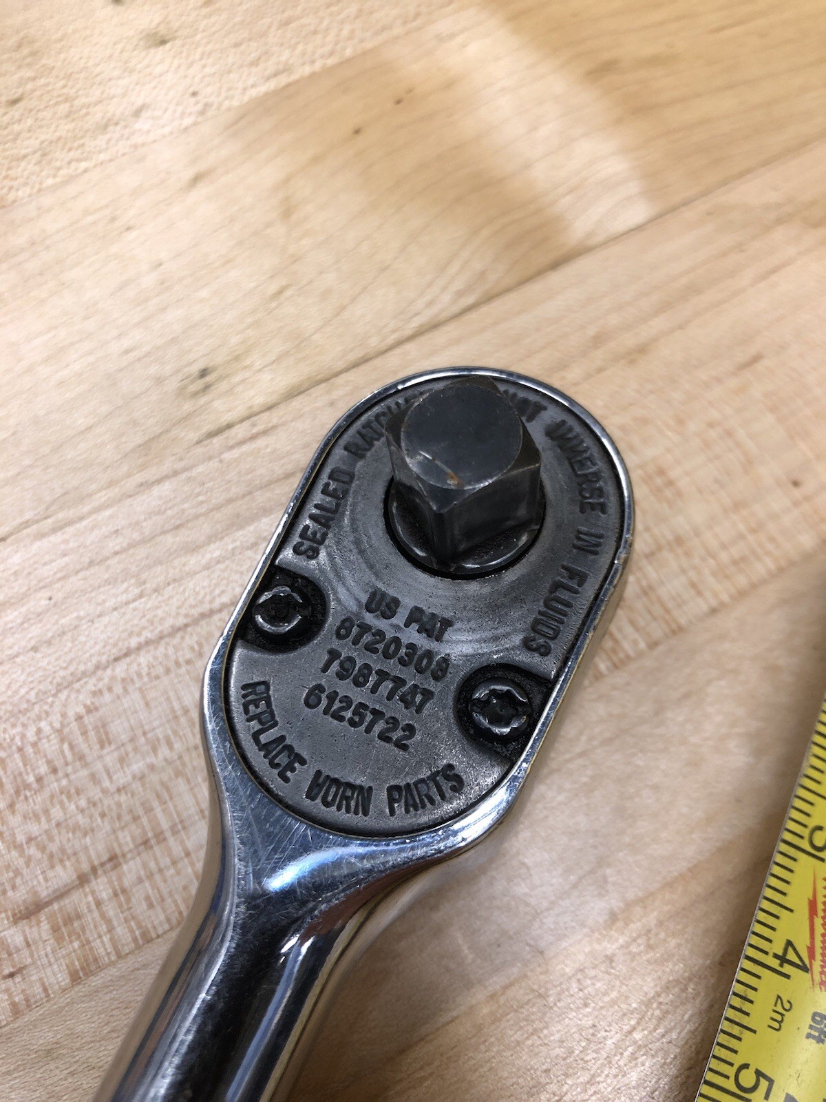 Snap-On 3/8 Drive Extra Long Fixed Head Ratchet FHLLD80