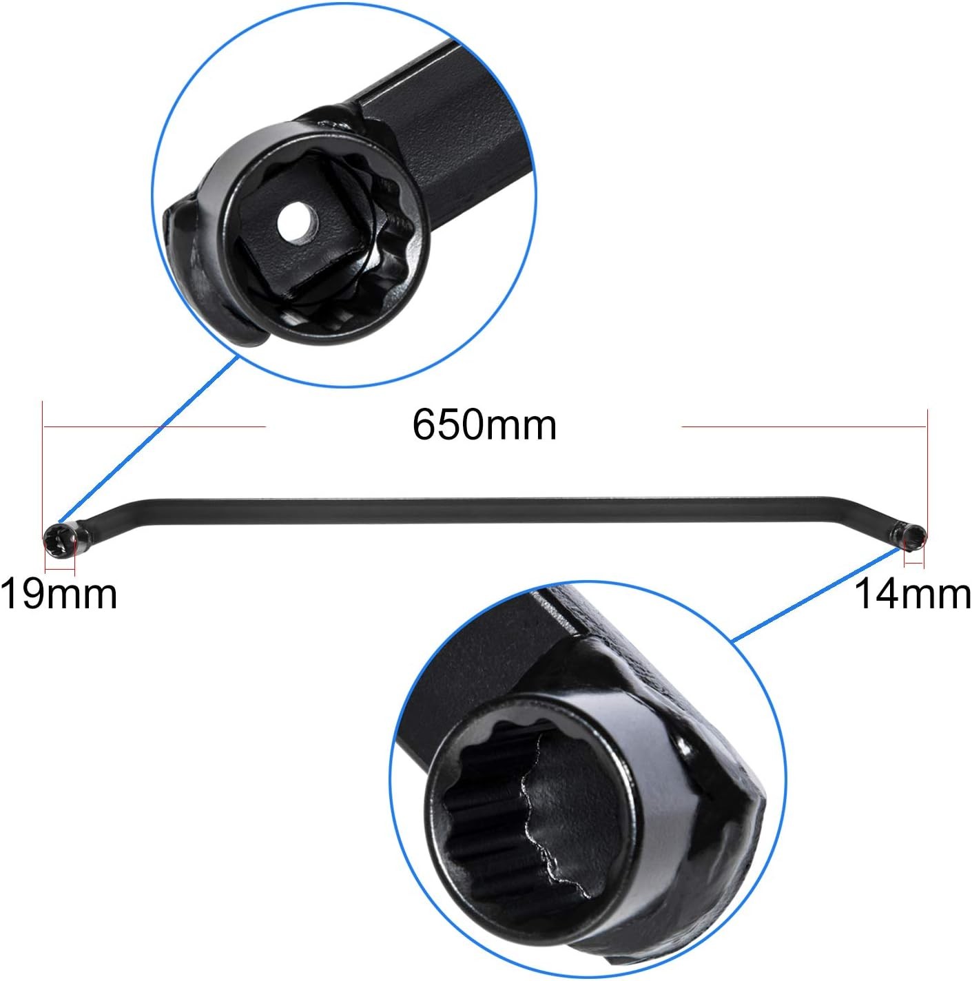 AHHON1419 Serpentine Belt Wrench Tensioner Tool for Honda Acura Accord CR-V Civi