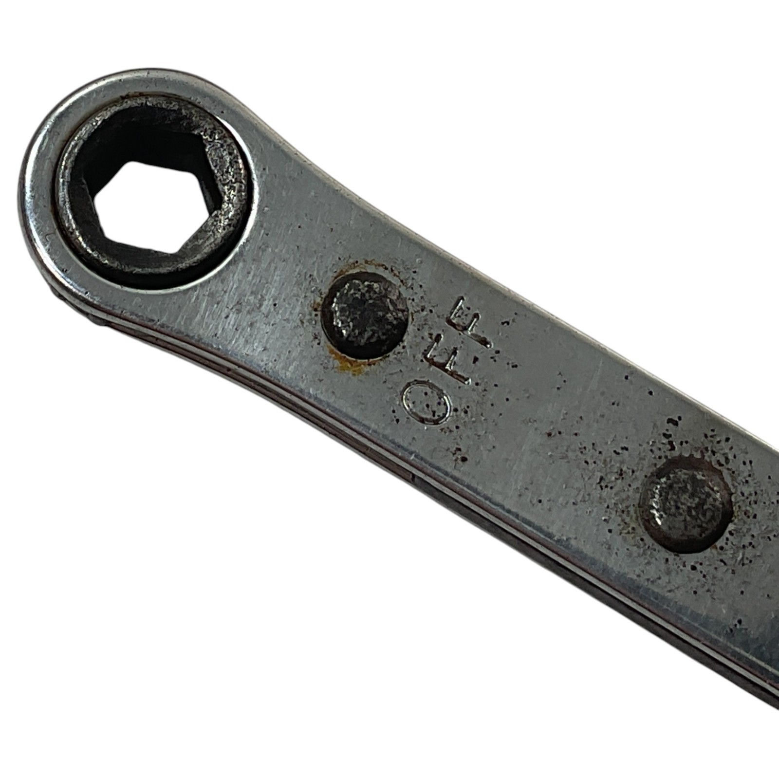 Snap-on Ratcheting Box Wrench 1/4″ 5/16″ 6 Point R810S Sold As Pictured Mechanic