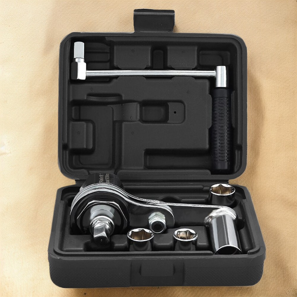 Lug Nut Remover with 17mm/19mm/21mm Sockets Wrench Booster Tire Nut Remover