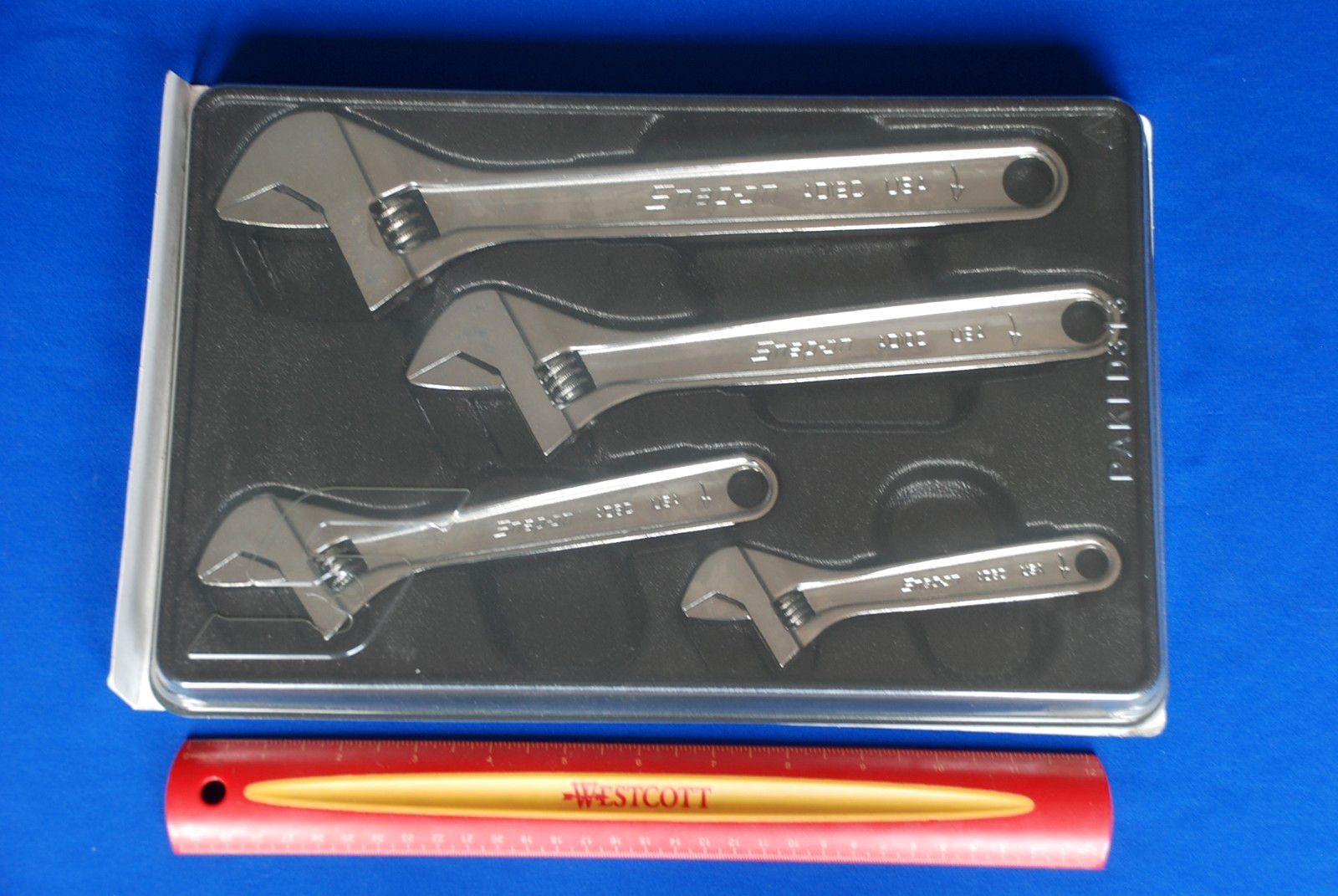 Snap-on NEWEST USA Made 4 Piece Adjustable Wrench Set 6″, 8″, 10″ and 12″
