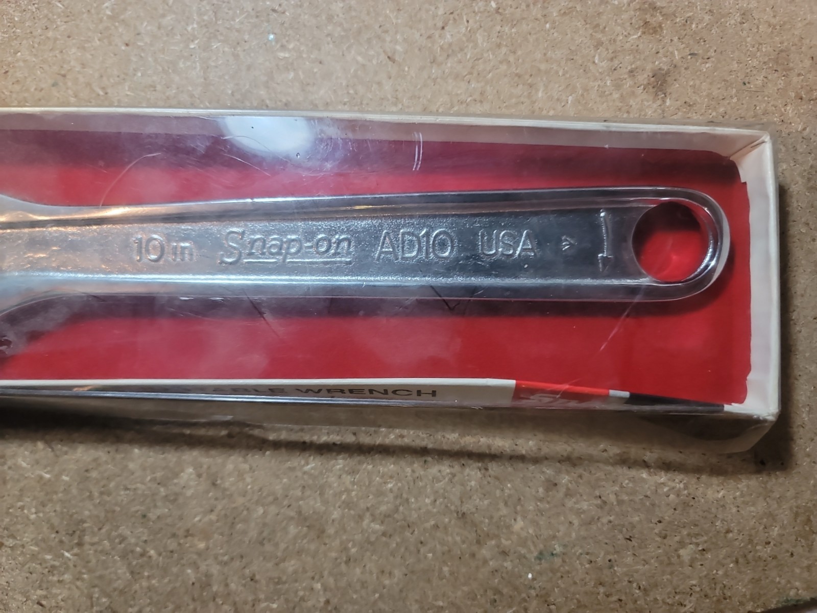 Snap-on AD10 Chrome Adjustable Wrench 250mm 10″