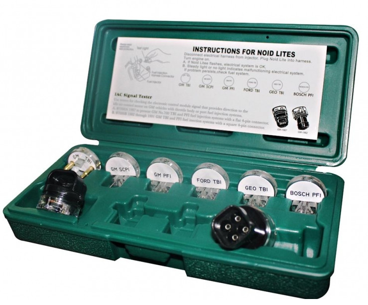 8 Pcs Electronic Fuel Injection And Signal Noid Lite Tester Light test Set