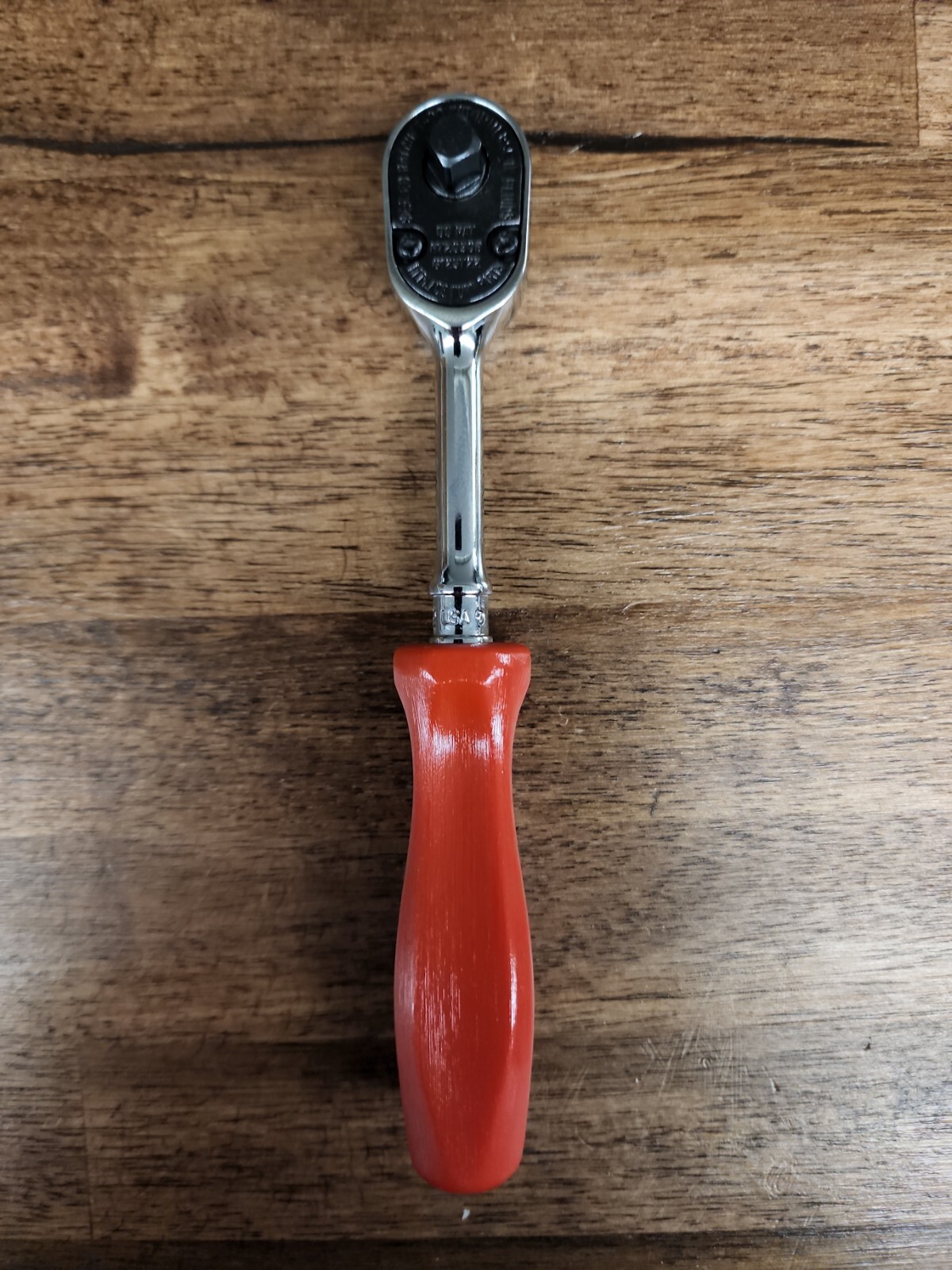 *New* Snap On 1/4″ THLD72 Classic Red Hard Handle Ratchet – FREE PRIORITY SHIP