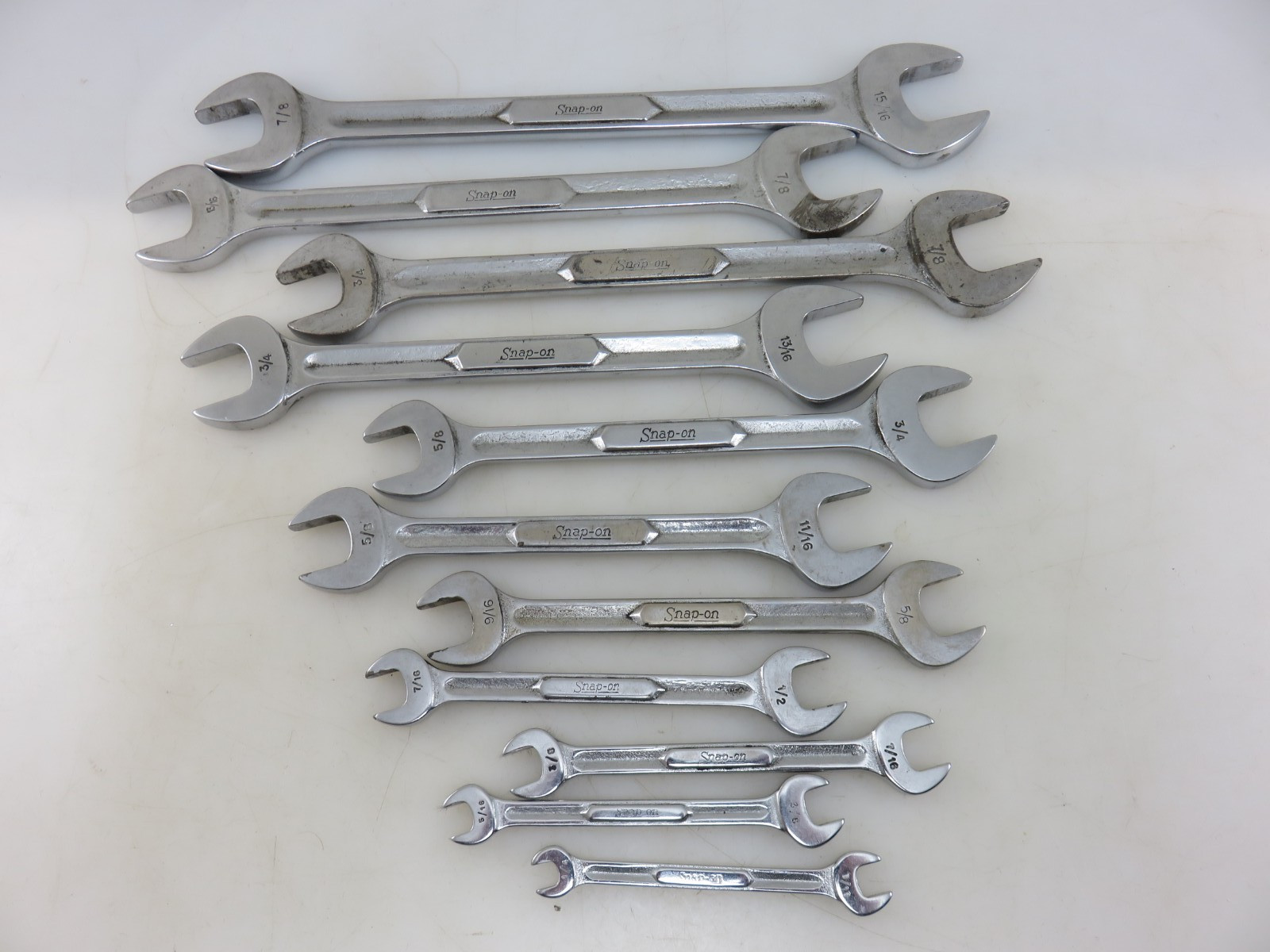Snap-On VS Series Open End Wrench Set 11pc 1/4″-15/16″ Vintage