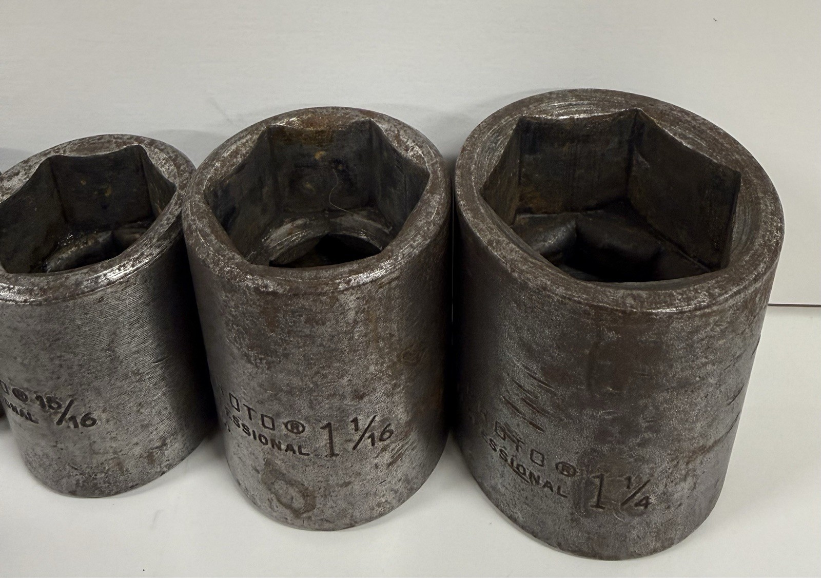 11 Proto Professional Short Impact Socket 1/2 Drive 6 Pt Point 1/2” – 1 1/4” SAE