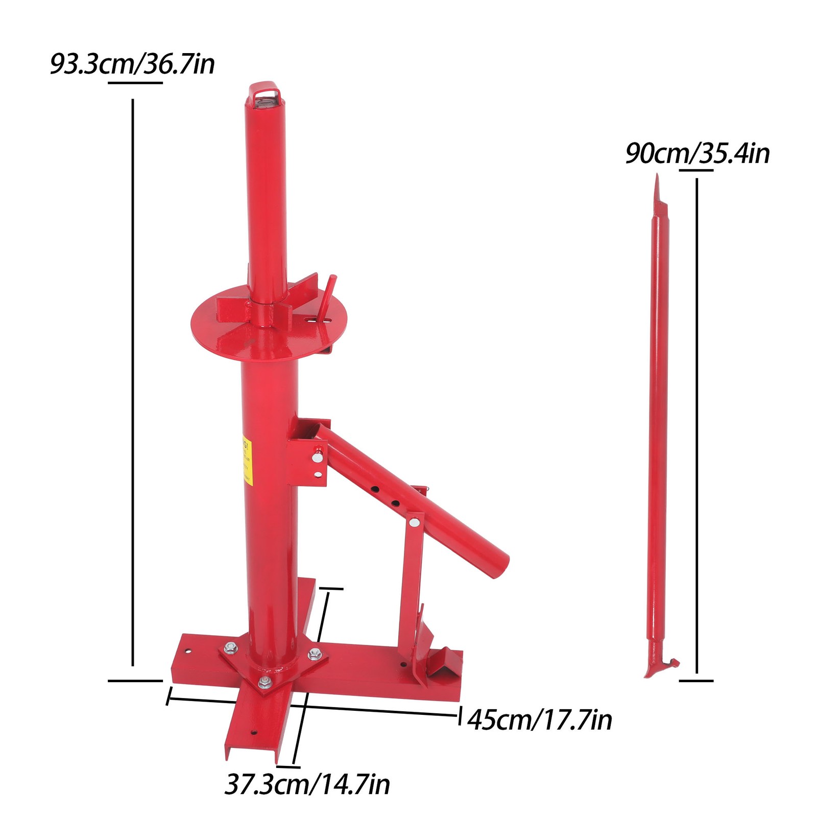 LABLT Portable Tire Changer Tool Hand Bead Breaker Mounting Tool for 8″-16″ Tire