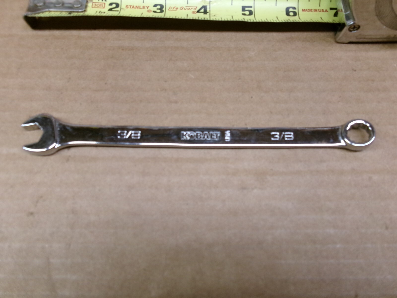 First Generation Kobalt USA 3/8″ 12-Point Combination Wrench No 01102