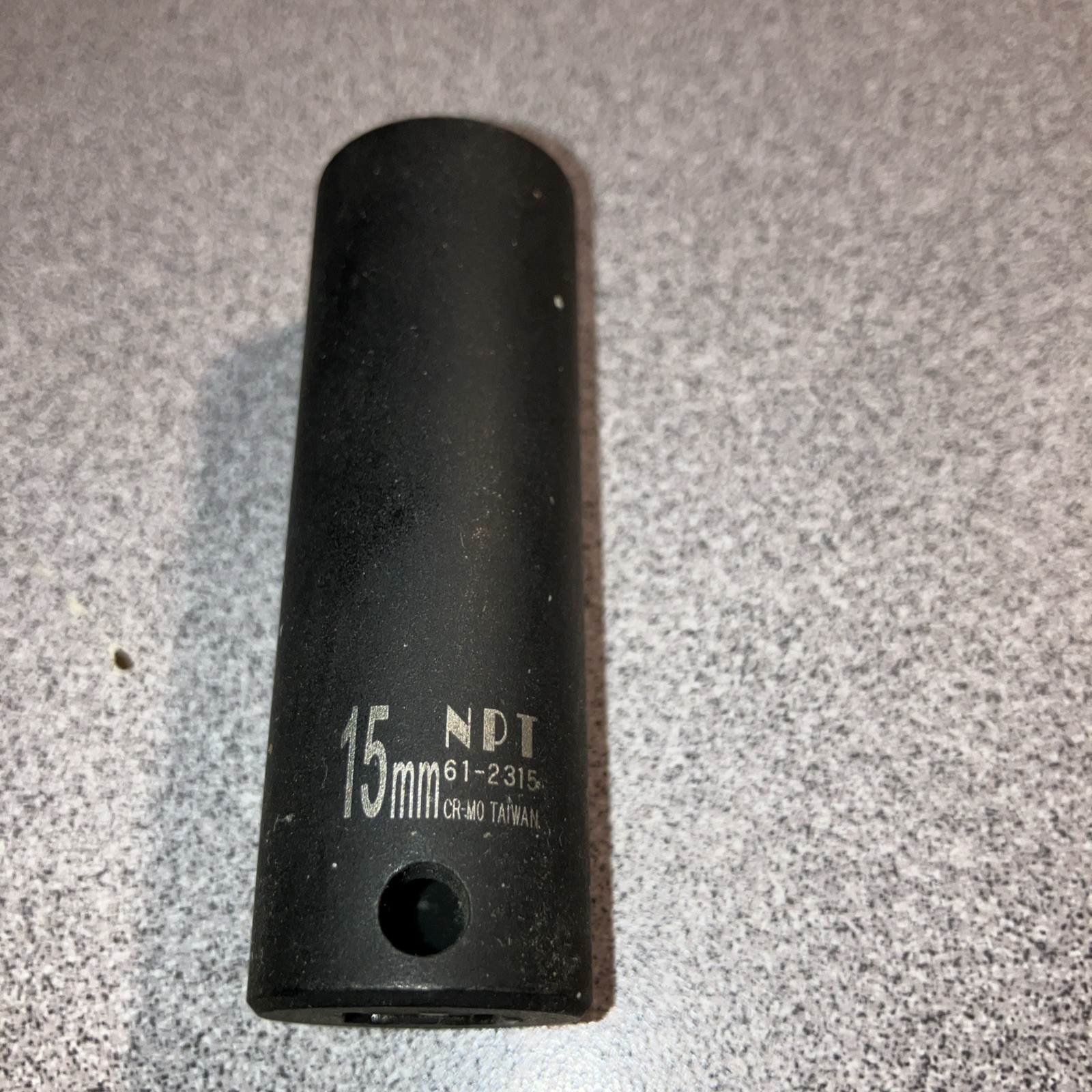 NPT Tools 61-2315 3/8″ Drive 15mm 6 Point Deep Impact Socket