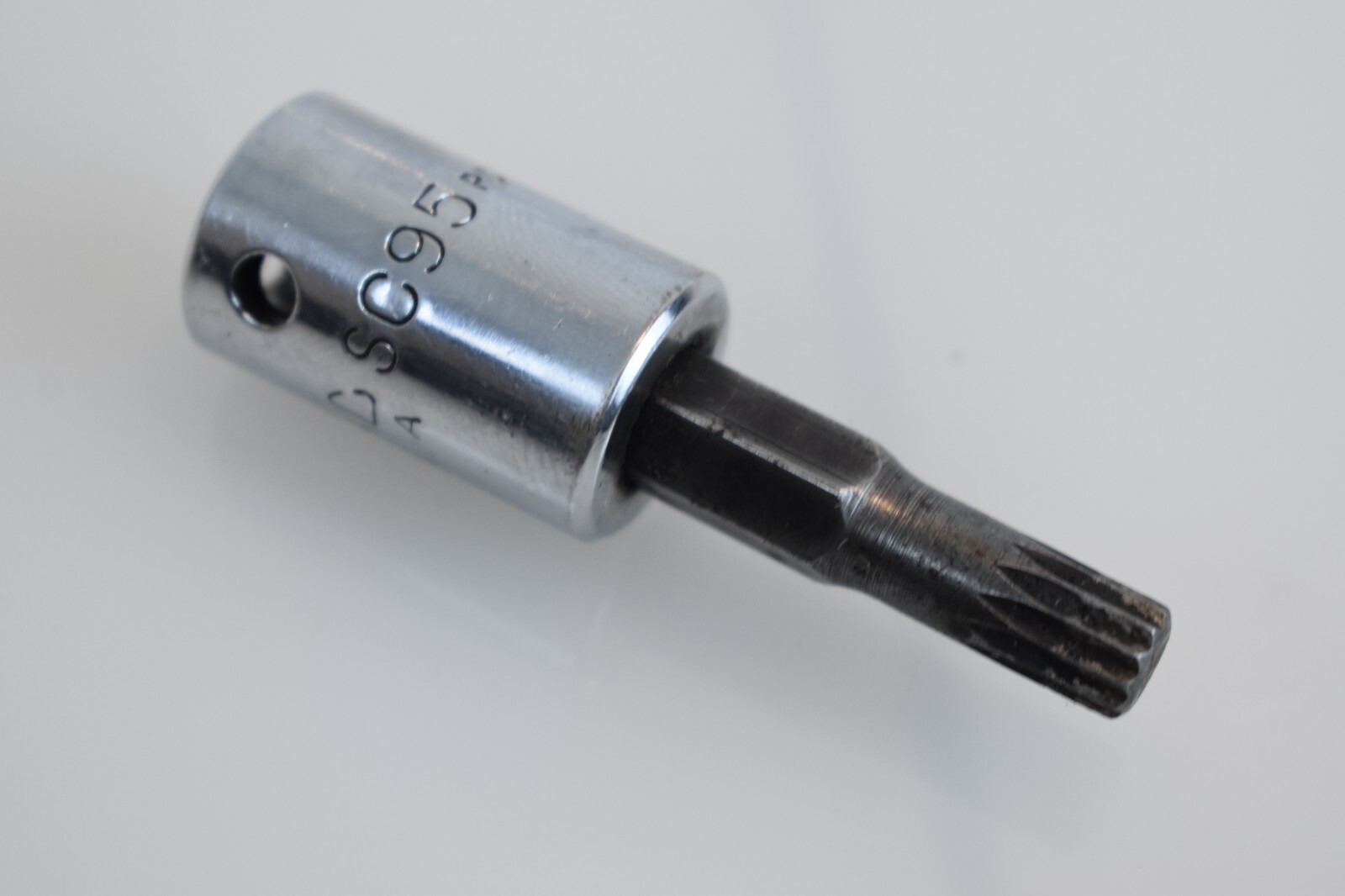 Mac Tools USA SC95 1/4″ SAE Triple Square Bit Socket Driver 3/8″ Drive Chrome
