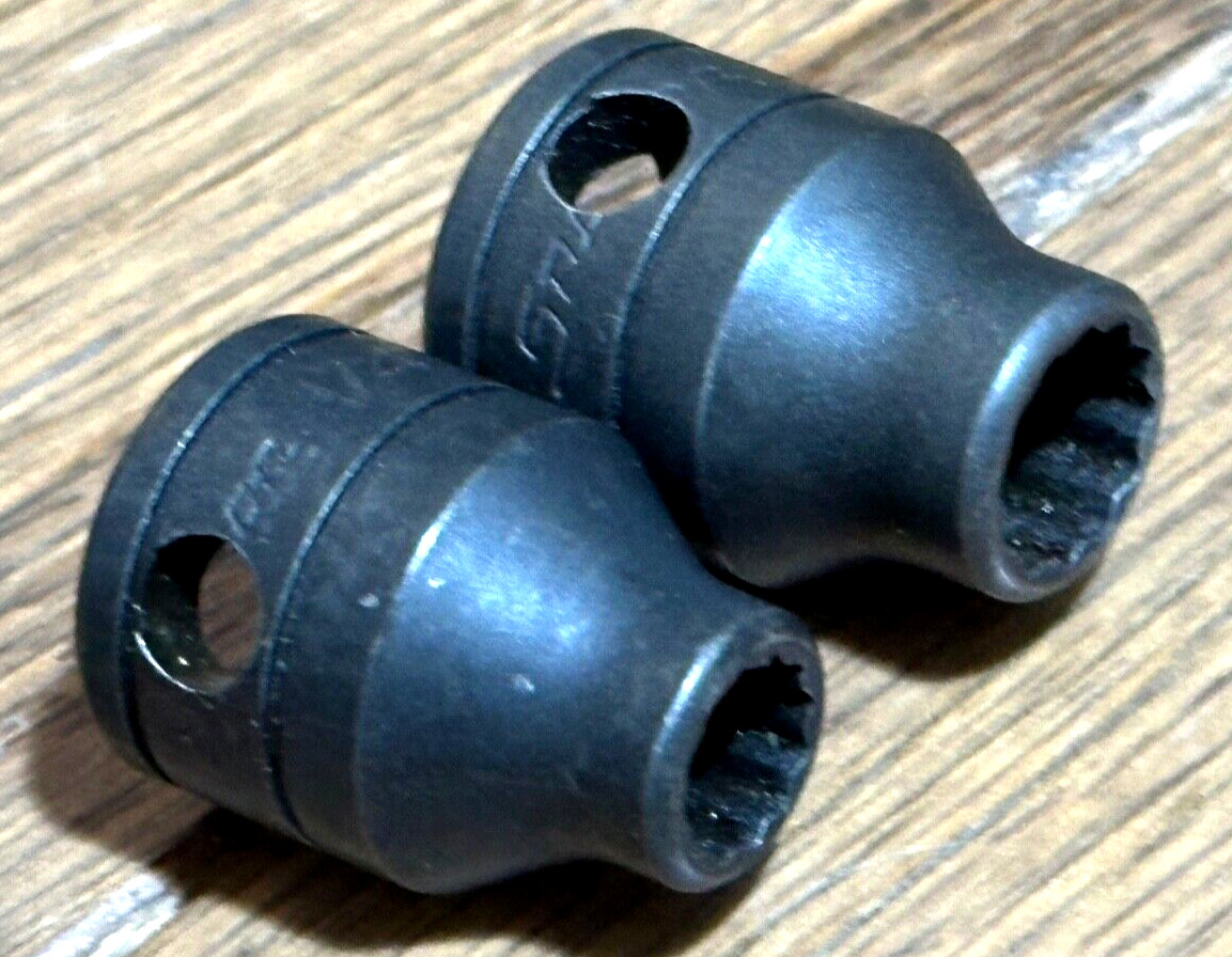 🇺🇸 Snap On Tools 1/4″ & 5/16″ SAE 3/8″ Drive Shallow Socket Set 12 Point lot