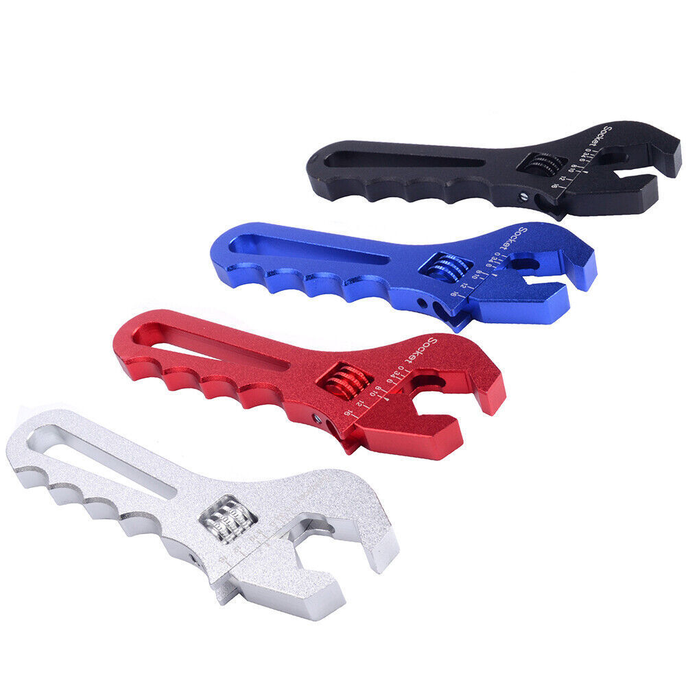 Adjustable Wrench Spanner Wrenches Hand Tool for Hose Fitting AN3-AN16 Aluminum