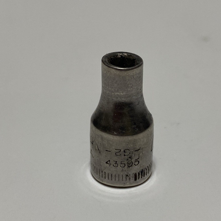 Craftsman USA 4 MM 6 Point 1/4″ Drive Shallow Socket Inverted G2 Series 43505