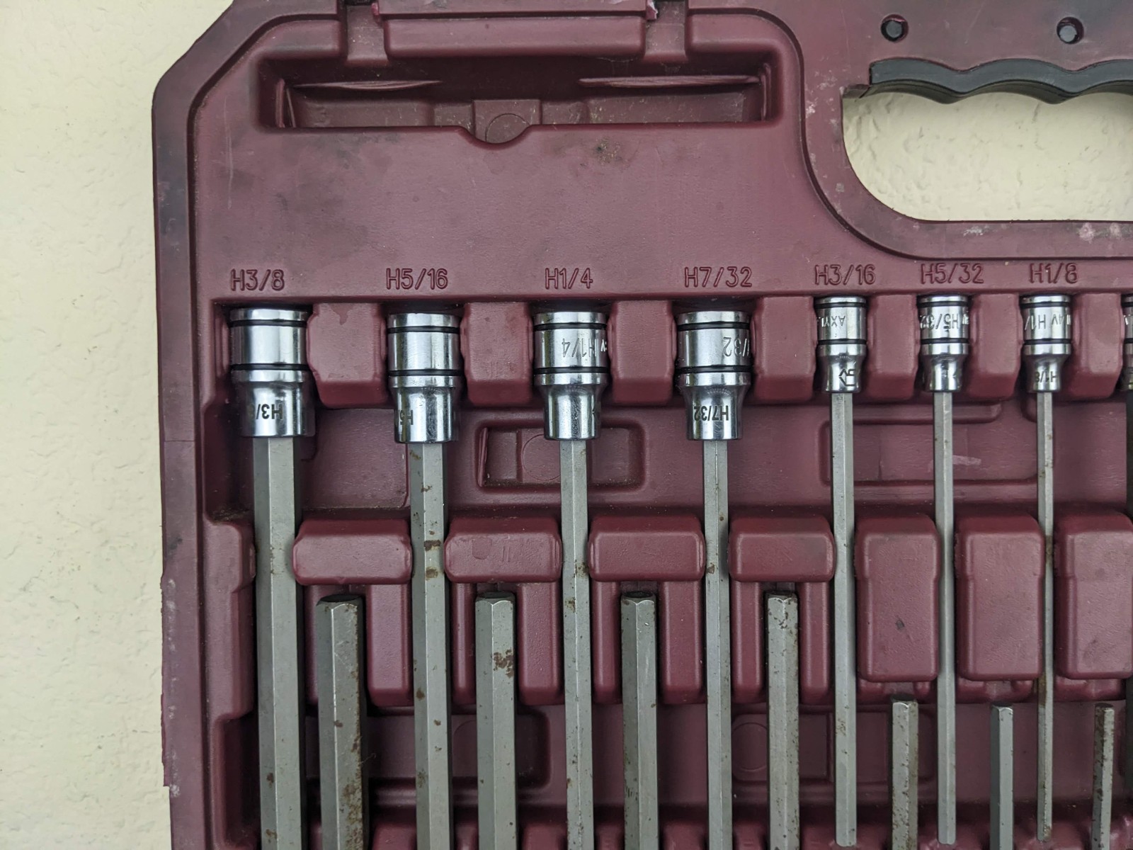 #bo767 Matco Tools 75 Piece Master ADV Hex/Torx Bit Socket Set Model SBS75VA