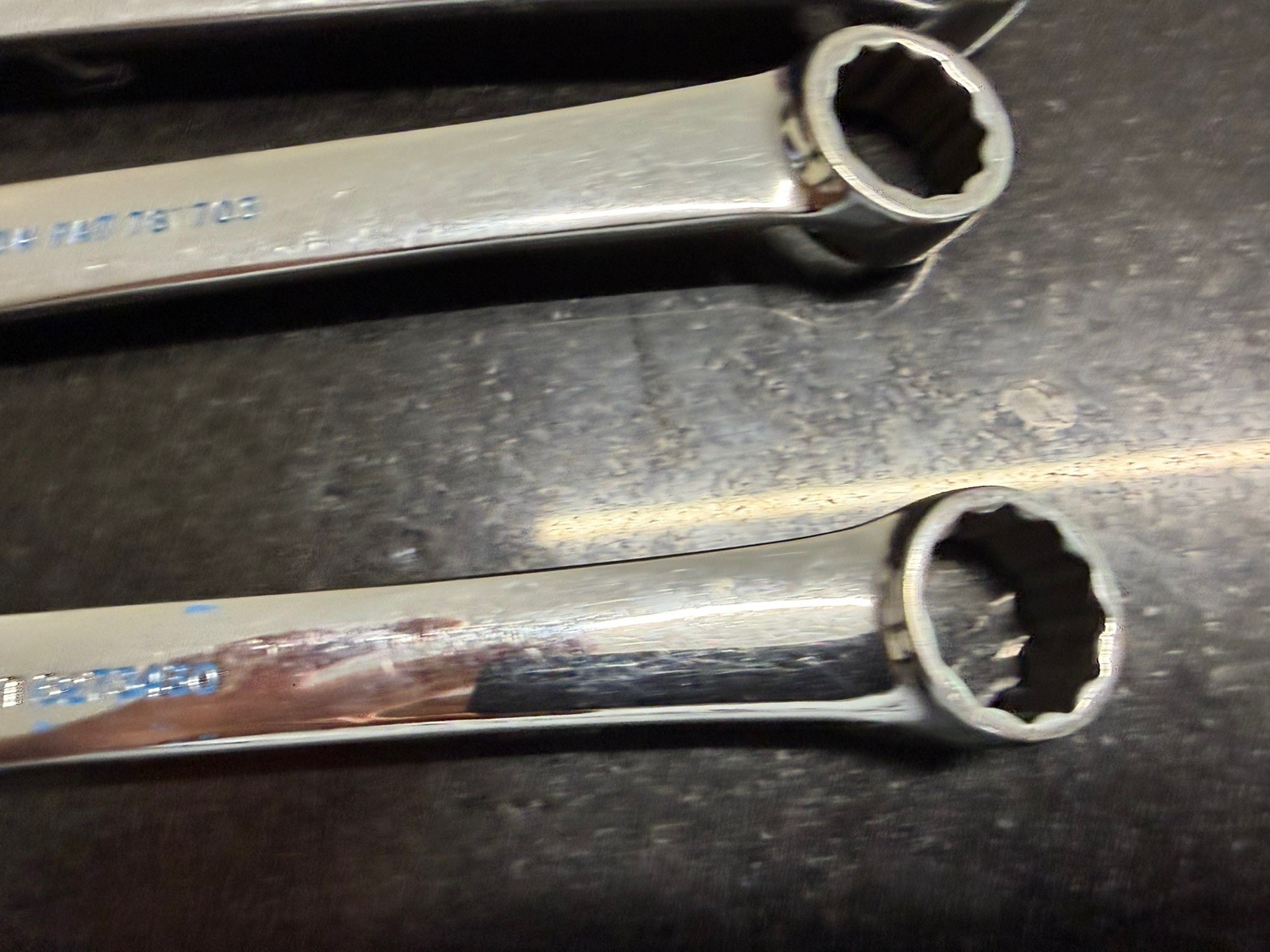 Snap On 5 pc 12-Point Metric Combination Wrench Set 20–24 mm OEXM705