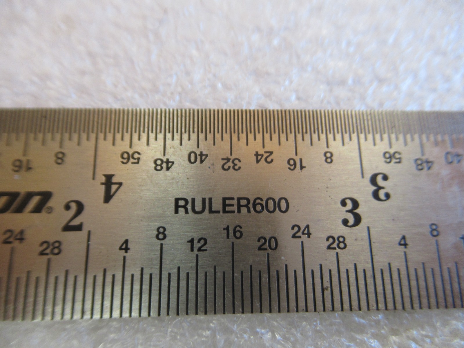 Snap-on Tools USA 6″ Straight Edge 1/32″ & 1/64″ Grad. Steel Ruler RULER600