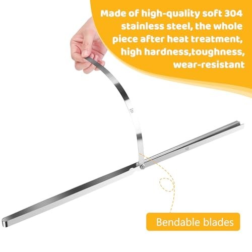 25 Blades Stainless Steel Feeler Gauge Tool – Metric & Imperial Gap Measurement
