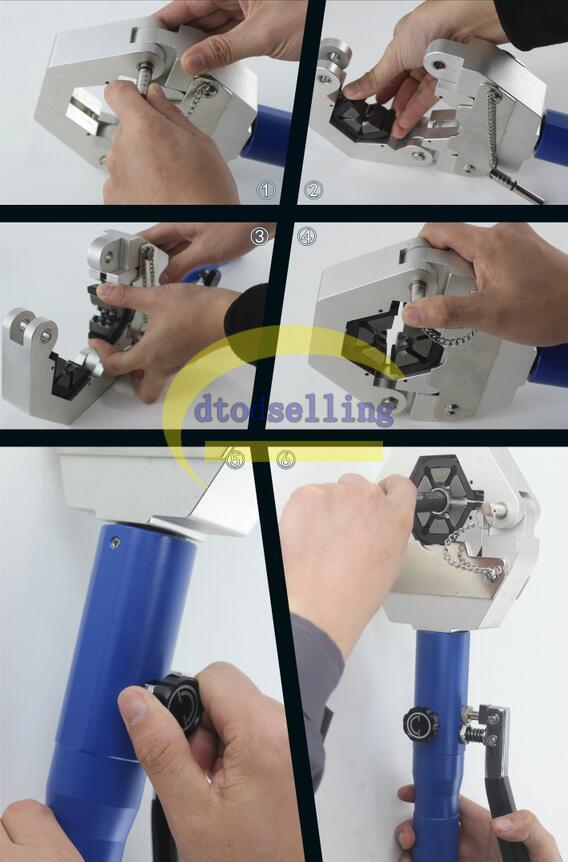 Hydraulic A/C Hose Crimping Air Conditioning Repair Crimper Tools