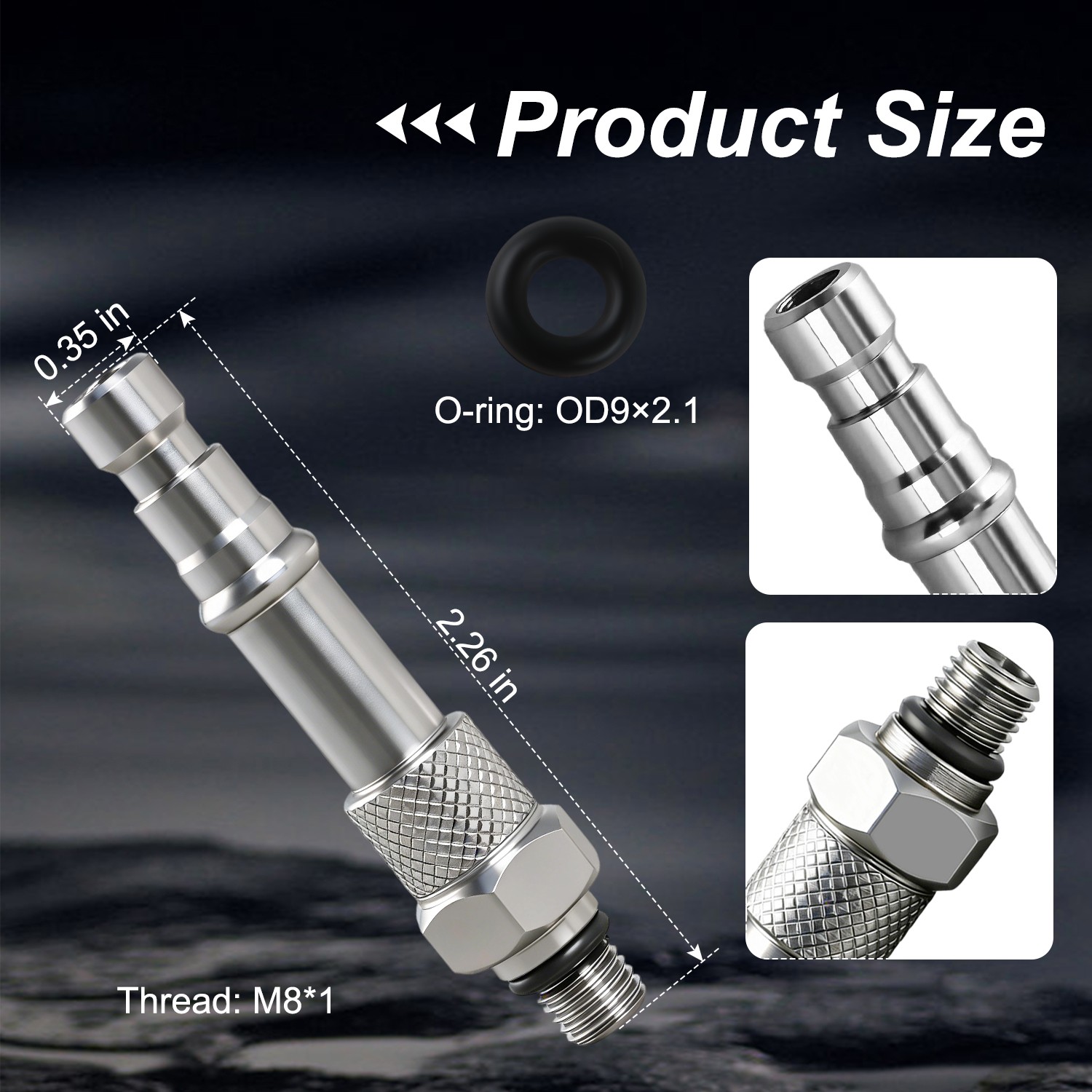 New 304 Stainless Steel Transmission Oil Fill Adapter for 2010-2012 FX35