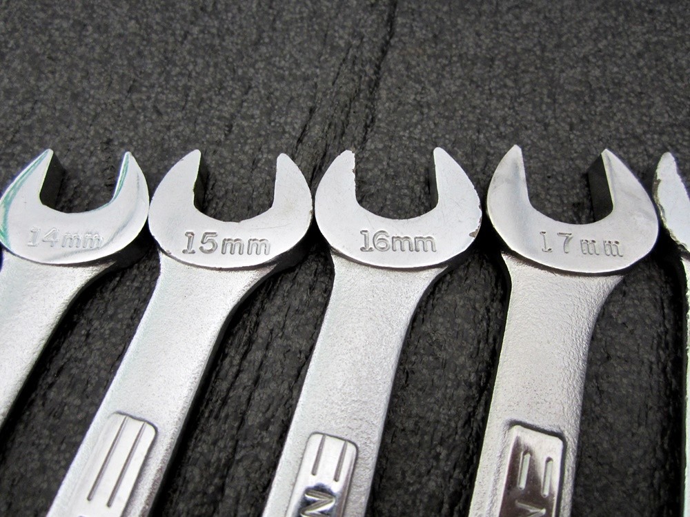 Vintage Craftsman 12pc Metric Combination Wrench Set 10 to 22 Made in USA