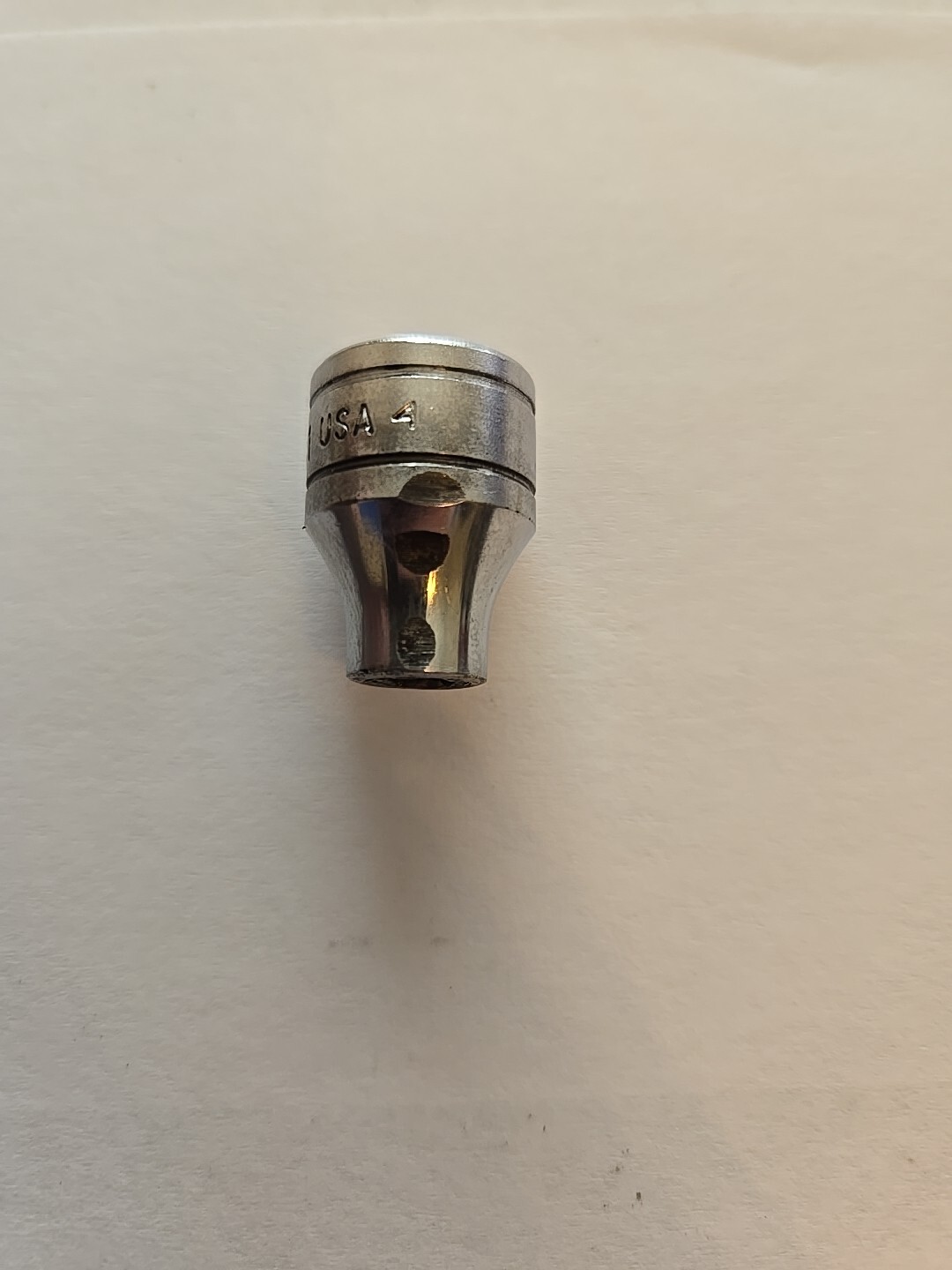 Snap On 3/8″ Drive 1/4″ 6PT SAE Shallow Chrome Socket FS081