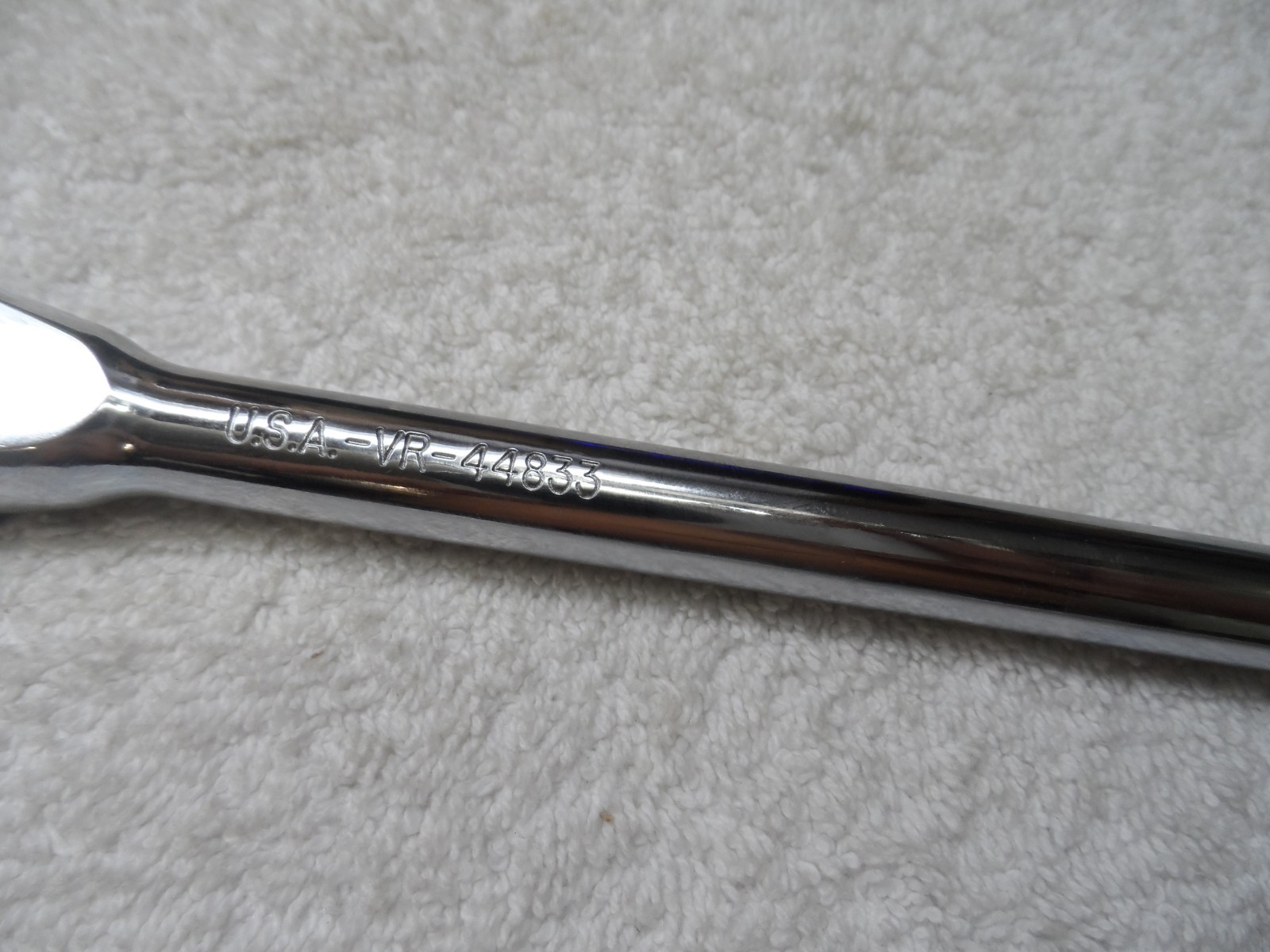 Craftsman 3/8 Drive Full Polish Long Handle Ratchet, made in USA, VR – PN 44833