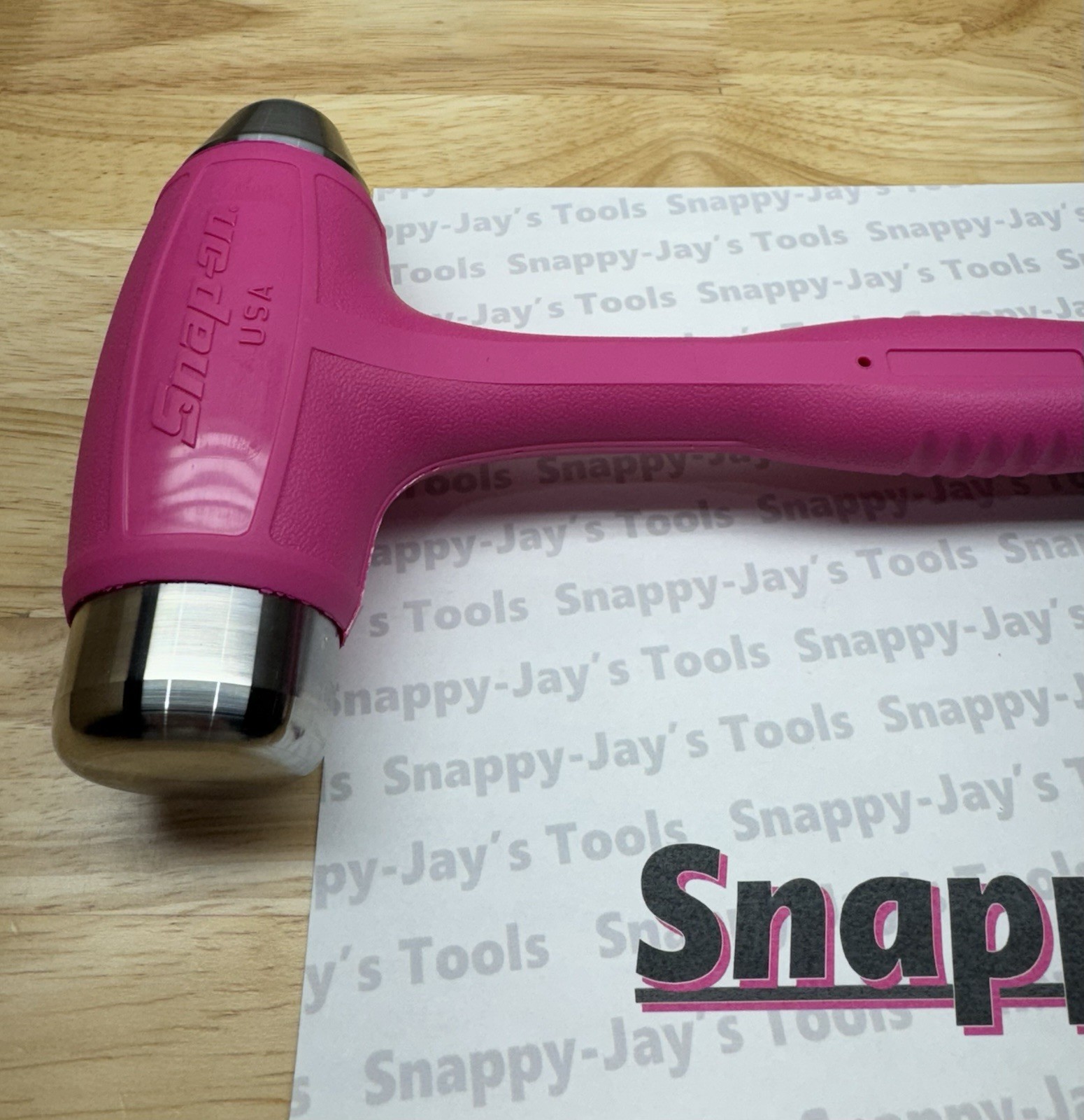 Snap-on Tools USA NEW ELECTRIC PINK 32oz Ball Peen Dead Blow Hammer HBBD32EP