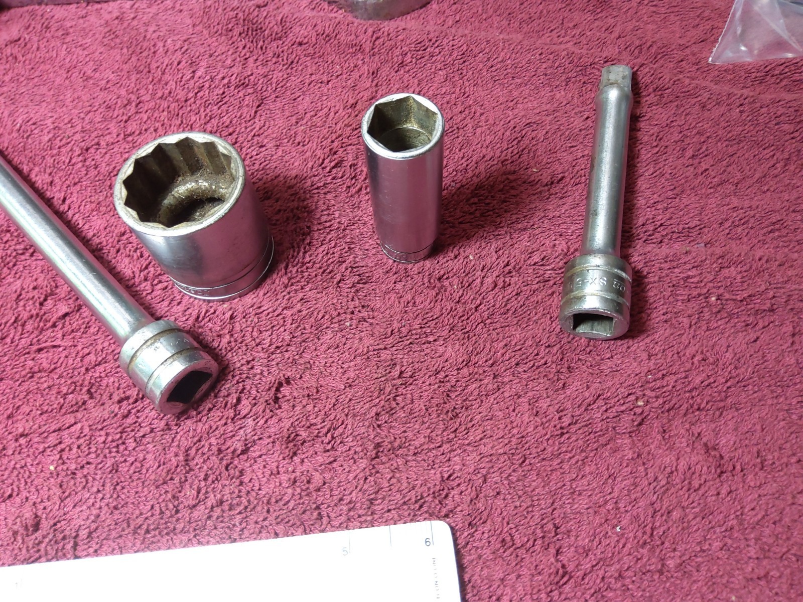 6 Snap-On Set, SX5 & SX10 3/4″ SFS-241, 1 1/4″ SW-401, VS1214, 13/16″ Swival CFU