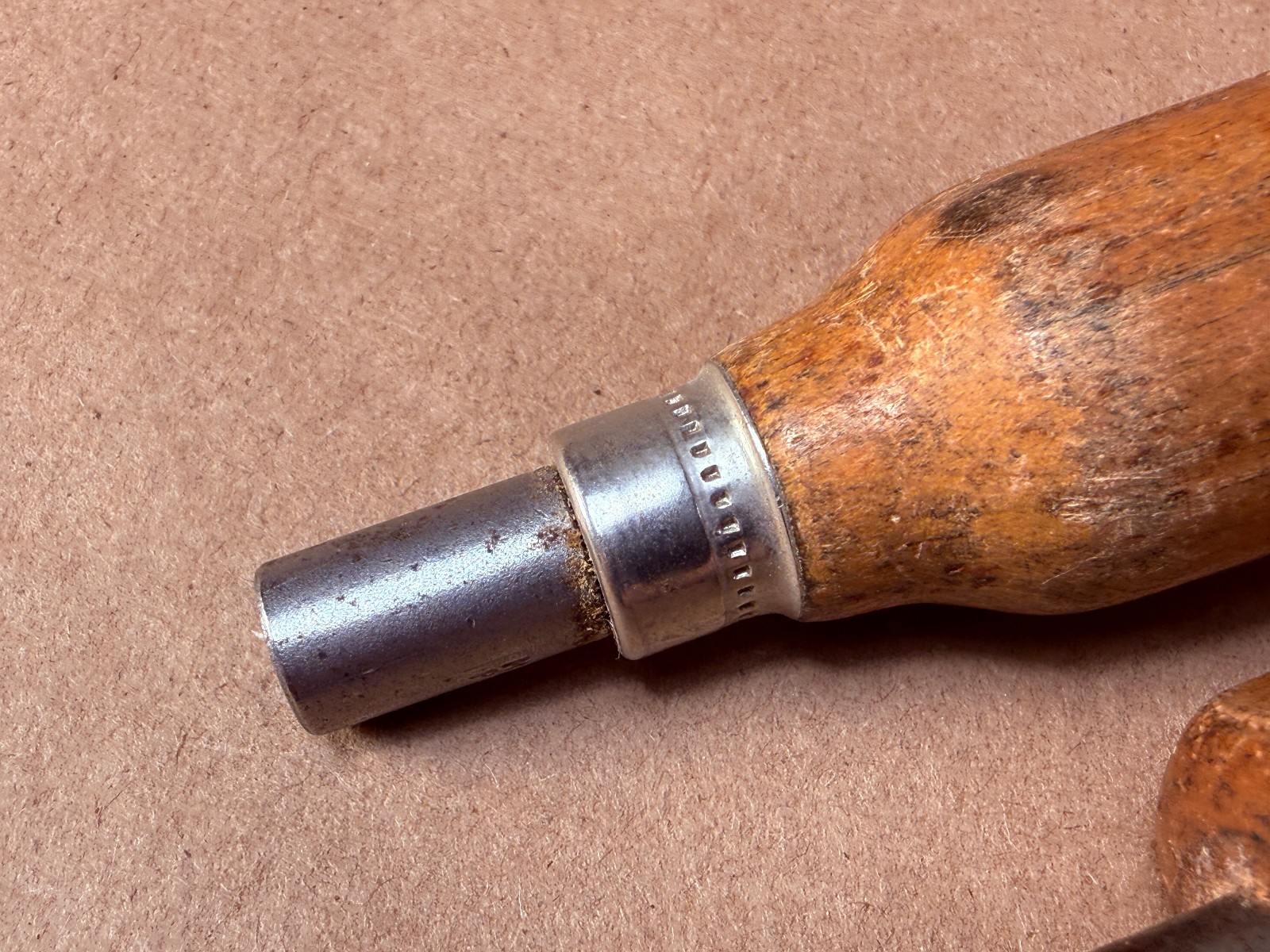 Pair Vintage – APEX 1/4” Wooden Bit Holder Screwdriver Nut Driver 28 & 1510