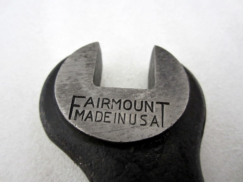 Antique Fairmount 9/16″ x 5/8″ Open End Wrench No. 535 Made in USA