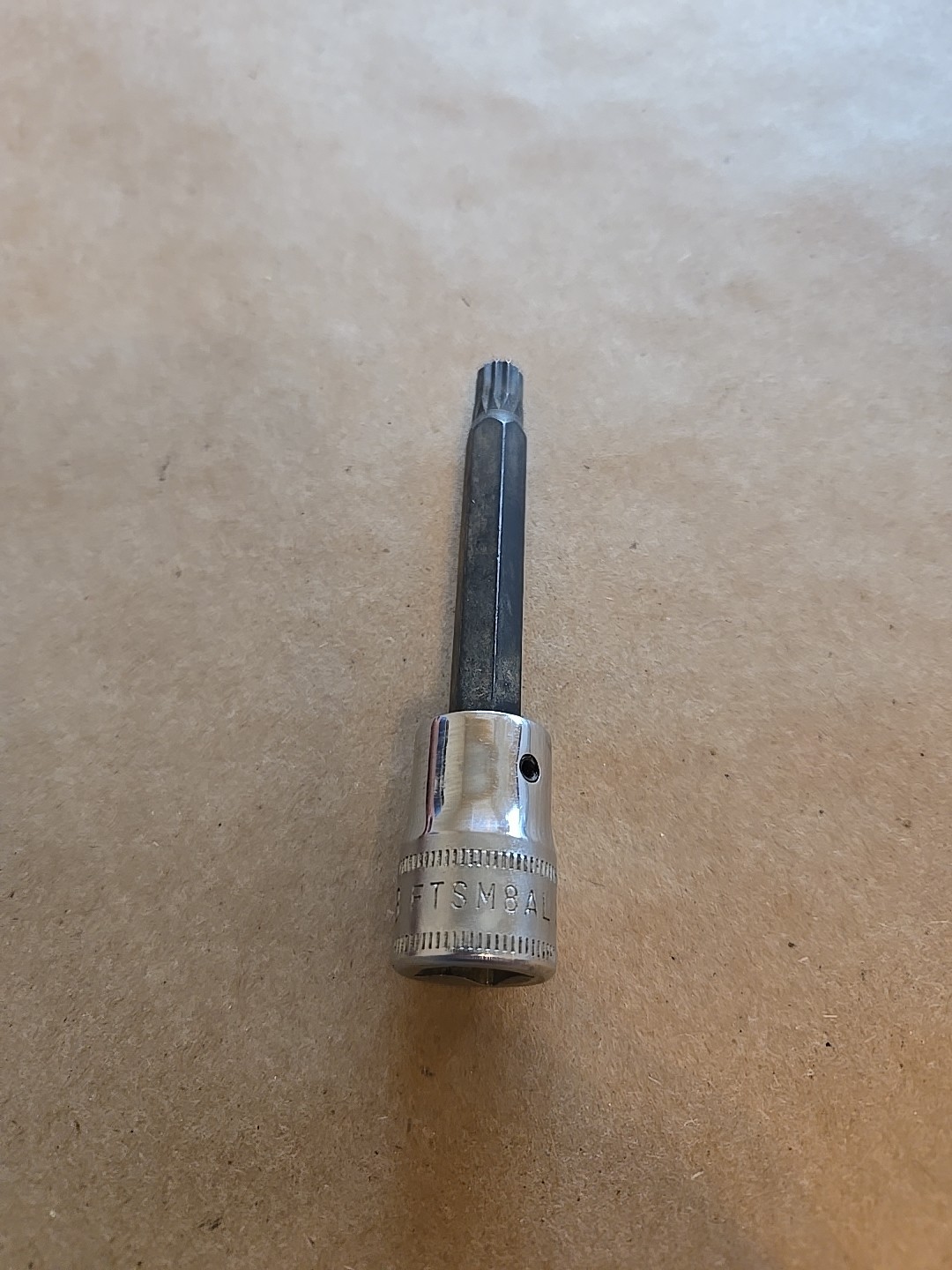 Snap On 3/8″ Drive 8MM Metric Long Triple Square Bit Socket USA FTSM8AL