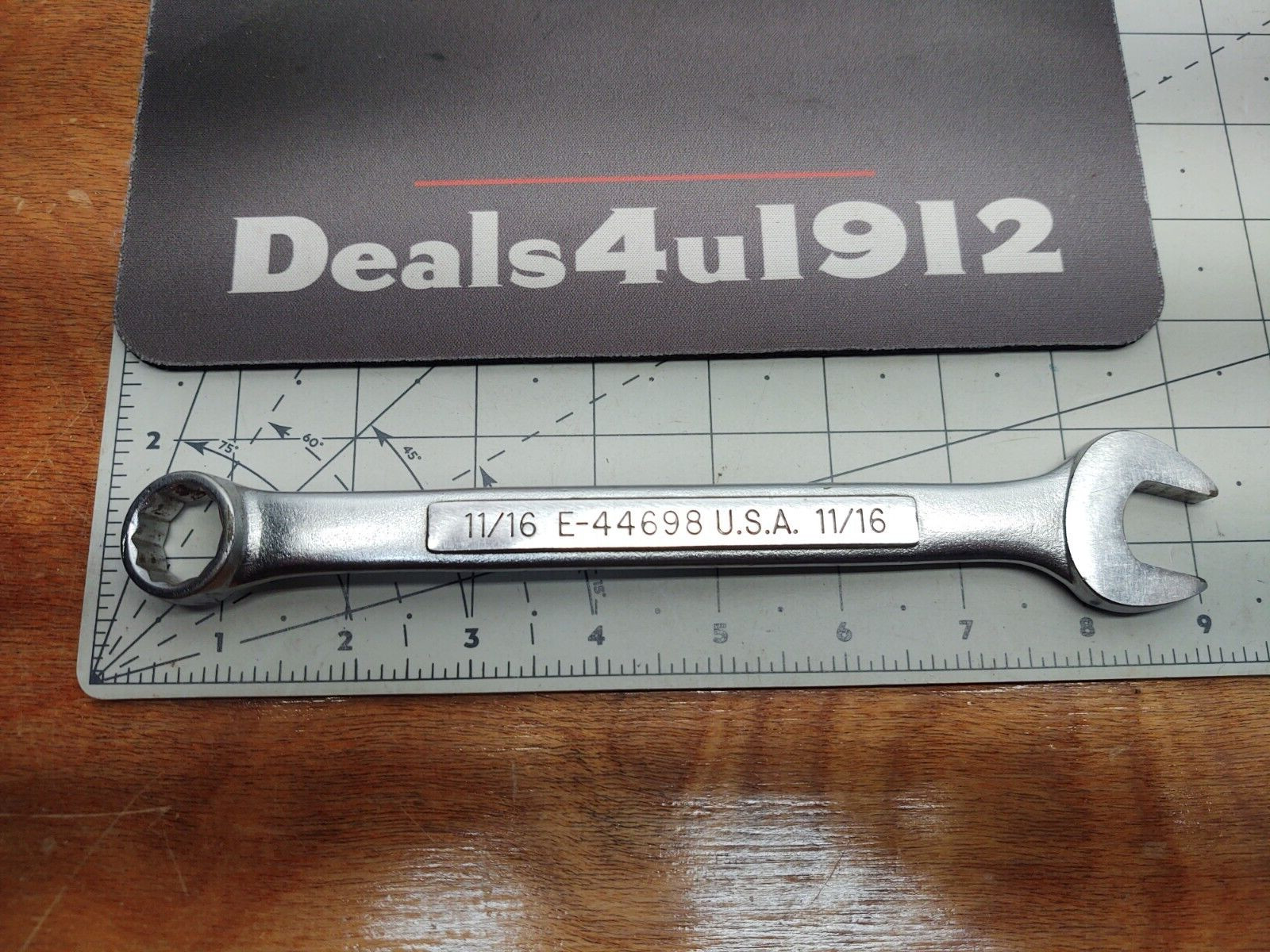 Craftsman 11/16in. Combination Wrench Vintage VV 44698 Made in USA Very Good Pre